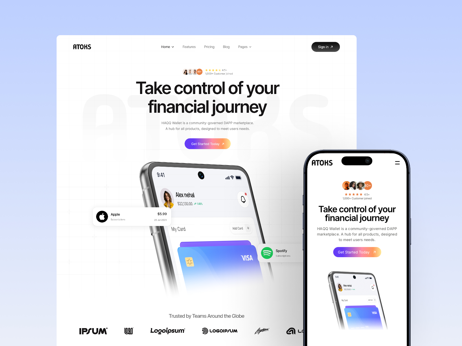 Dentara — Free Personal Website Template by Flowgen Studio — Free Dental Template for Framer by Flowgen Studio preview