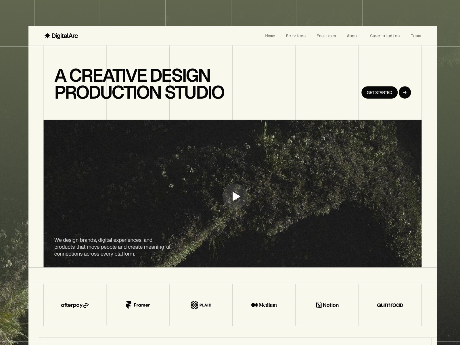 Digital Arc — Free Digital Agency Framer Template preview