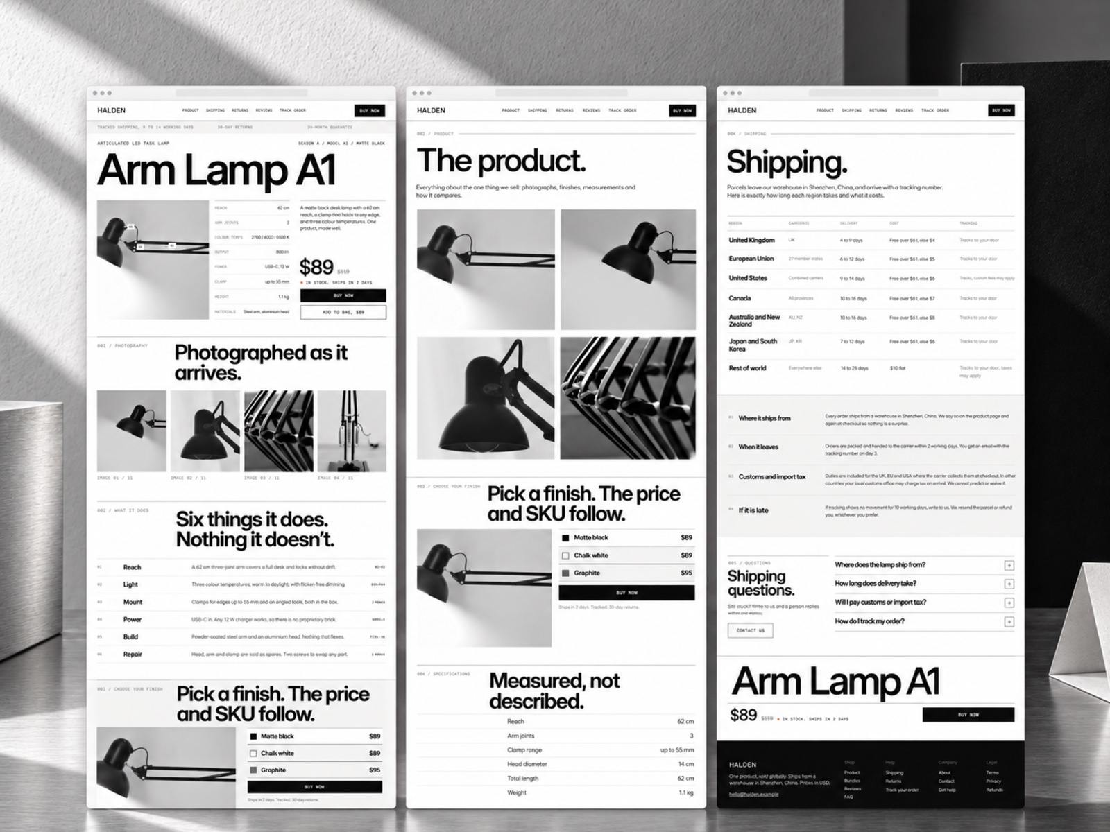 Dropfront — Free Ecommerce Template for Framer preview