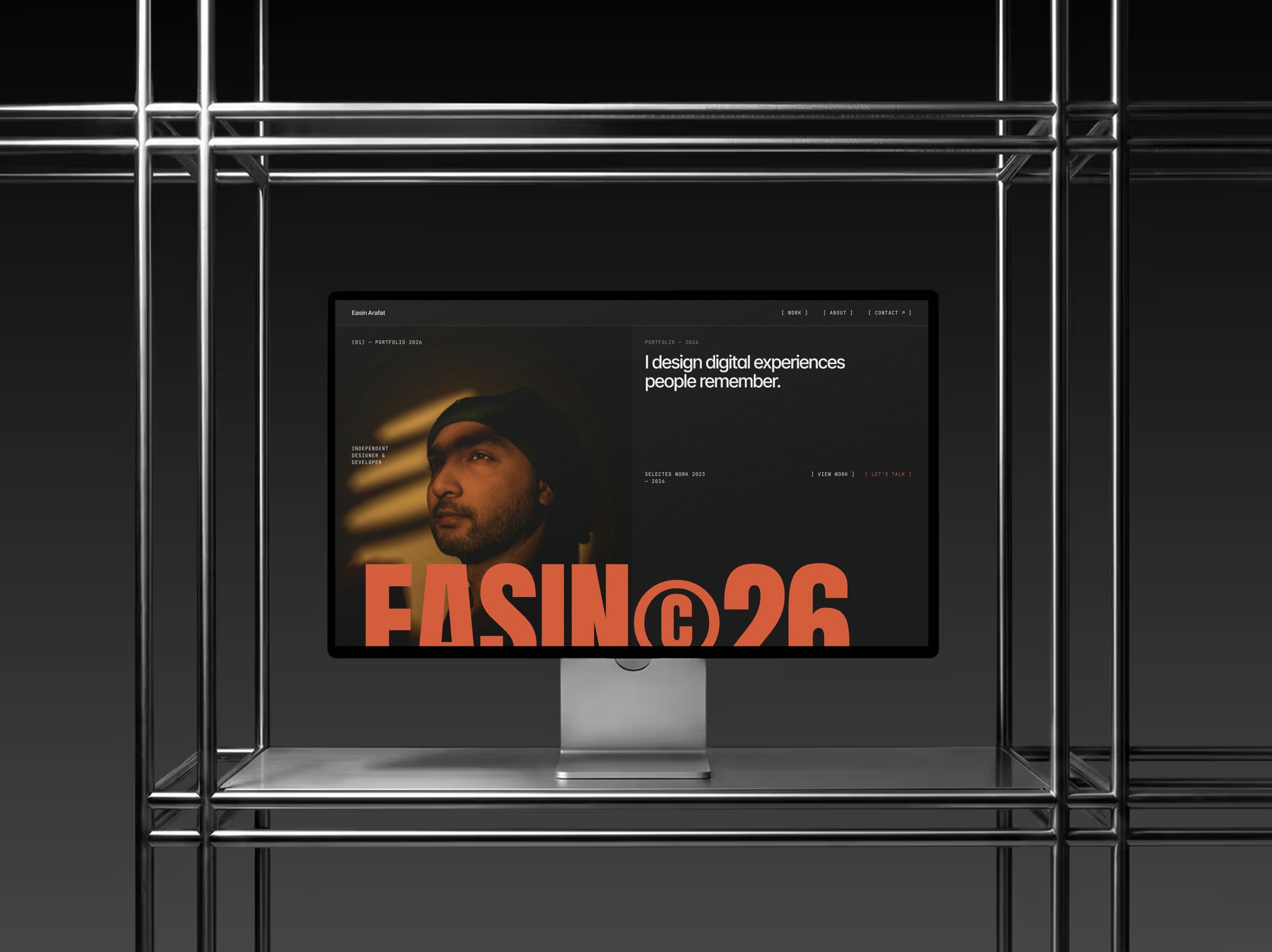 EASIN — Free Portfolio Template for Framer preview