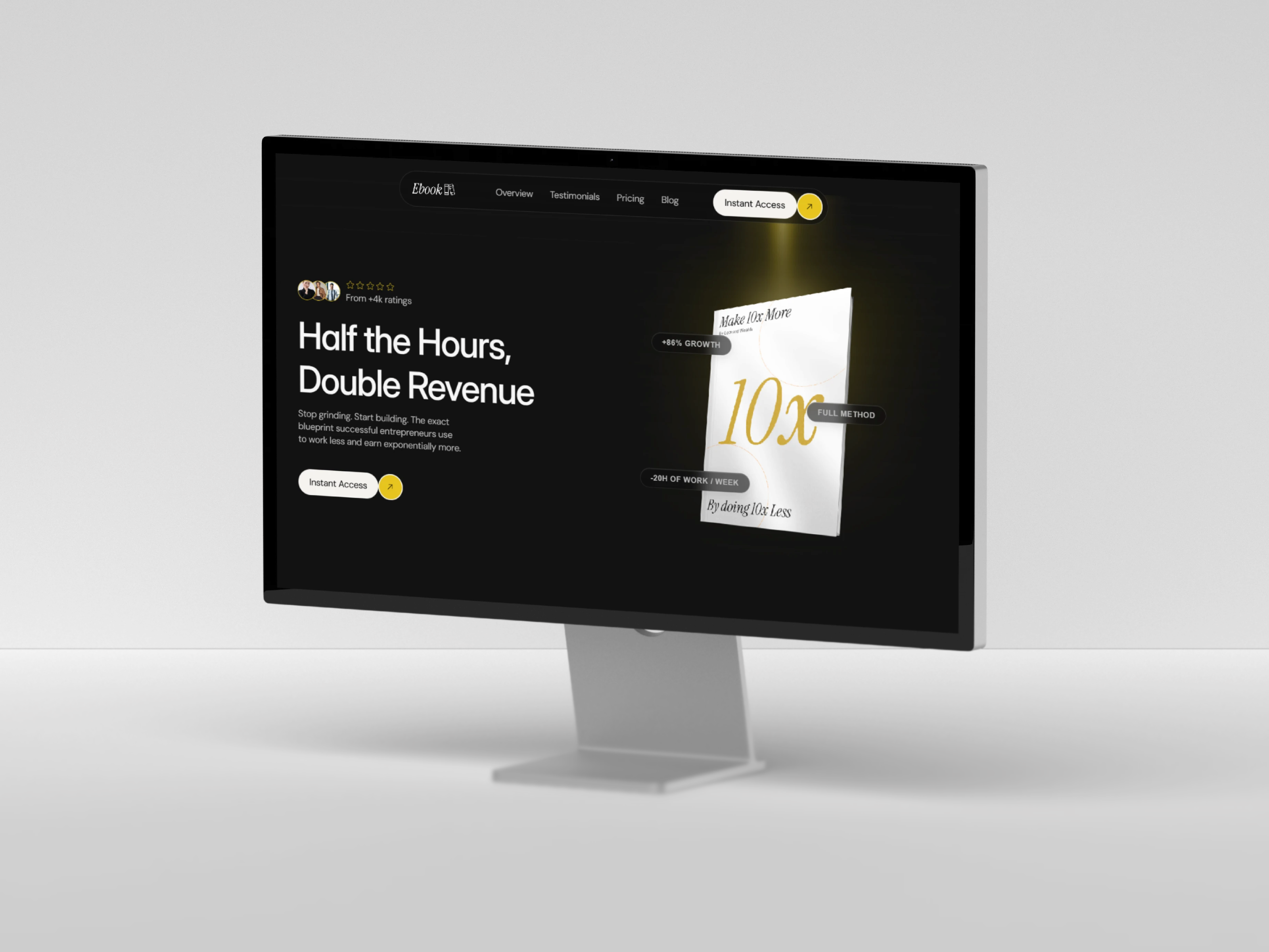 Ebook — Free News Website Template by AkemDesign — Free Legal Template for Framer by AkemDesign preview