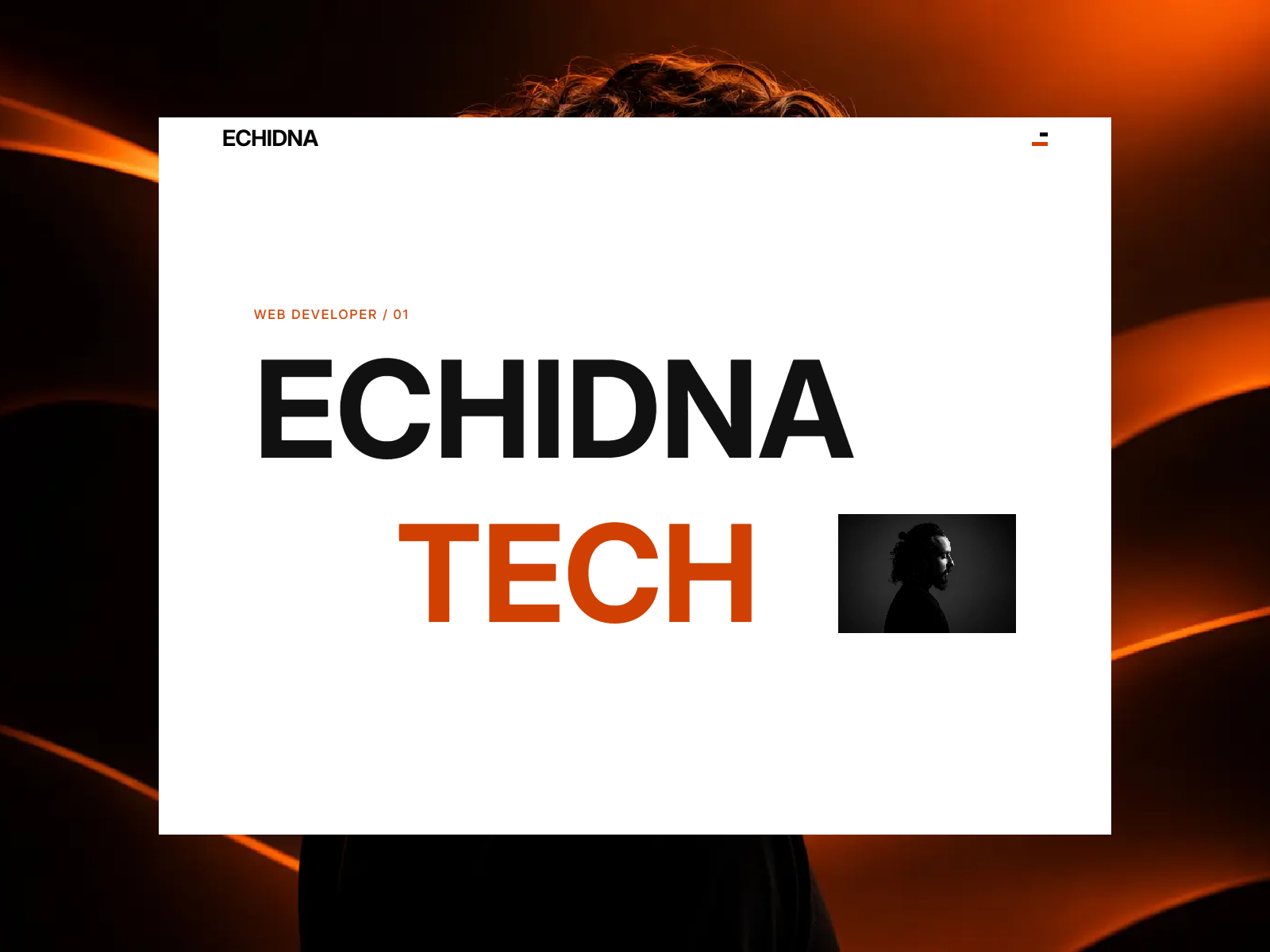 Echidna Tech — Free Portfolio Framer Template preview
