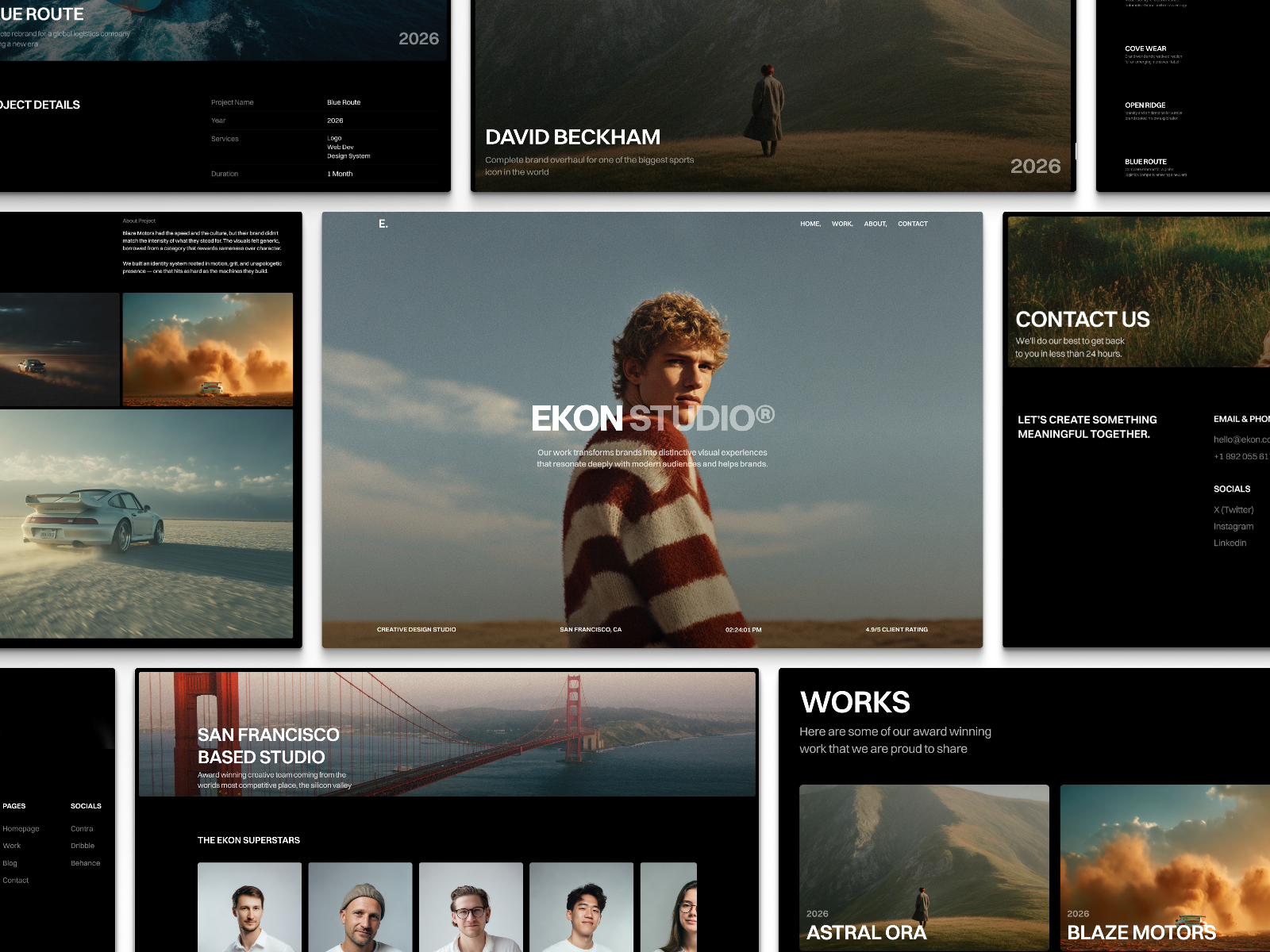 Ekon — Free Agency Framer Template preview