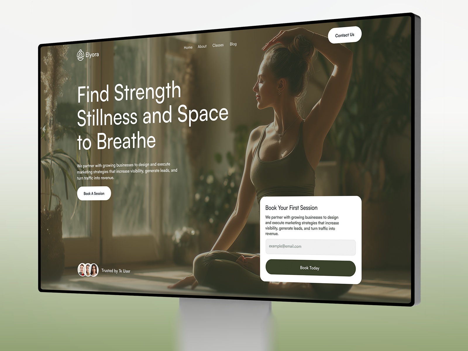Elyora — Free Education Framer Template preview