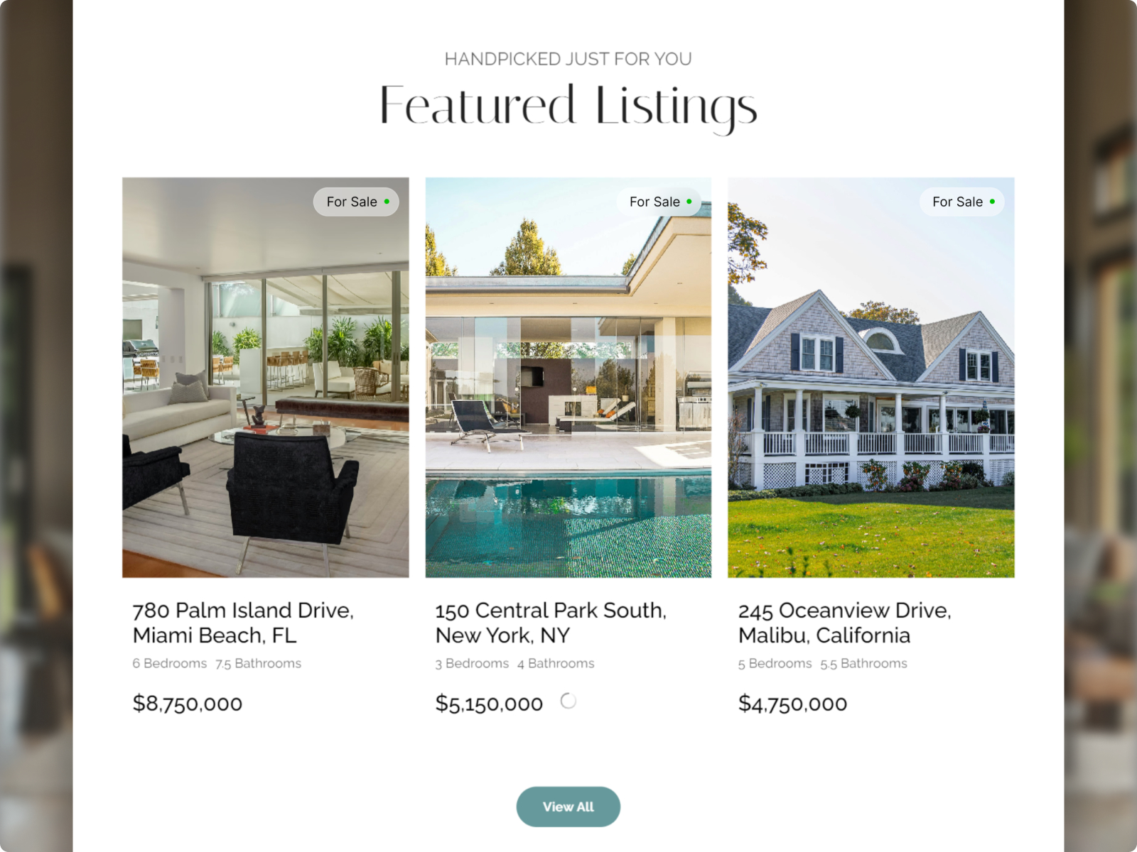 ELYSIAN EE: Free Real Estate Website Template by Nascimento — Free Real Estate Framer Template preview