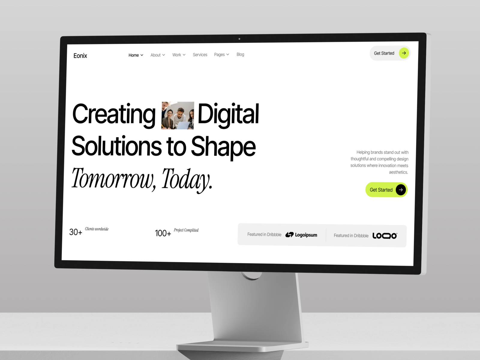 Eonix — Free Blog Framer Template preview