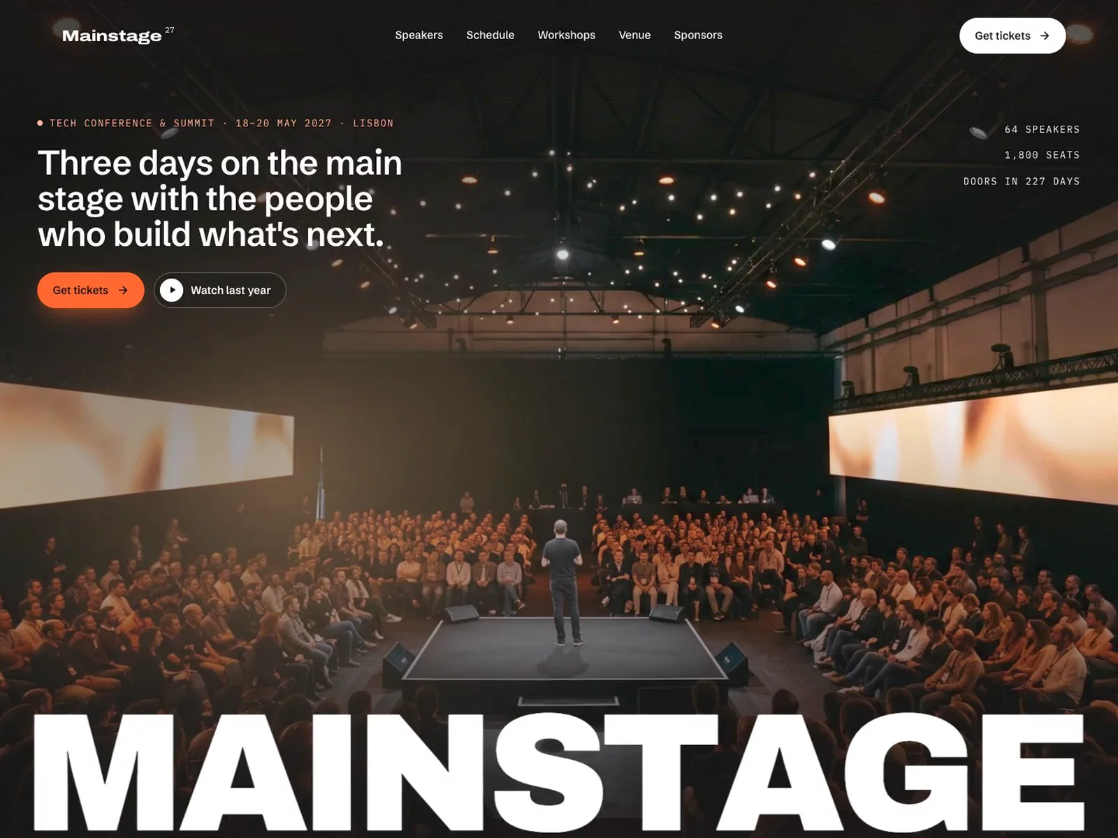Event Summit Website — Free Events Template for Framer preview