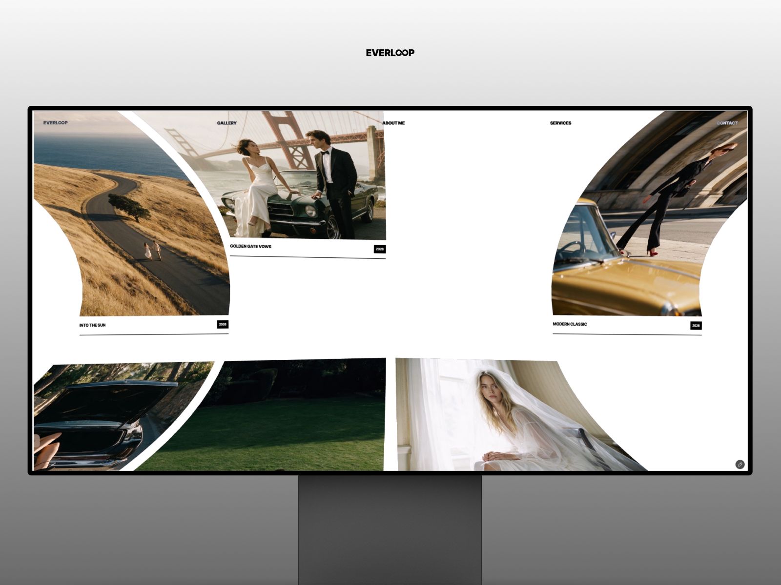 Everloop — Free Portfolio Template for Framer preview