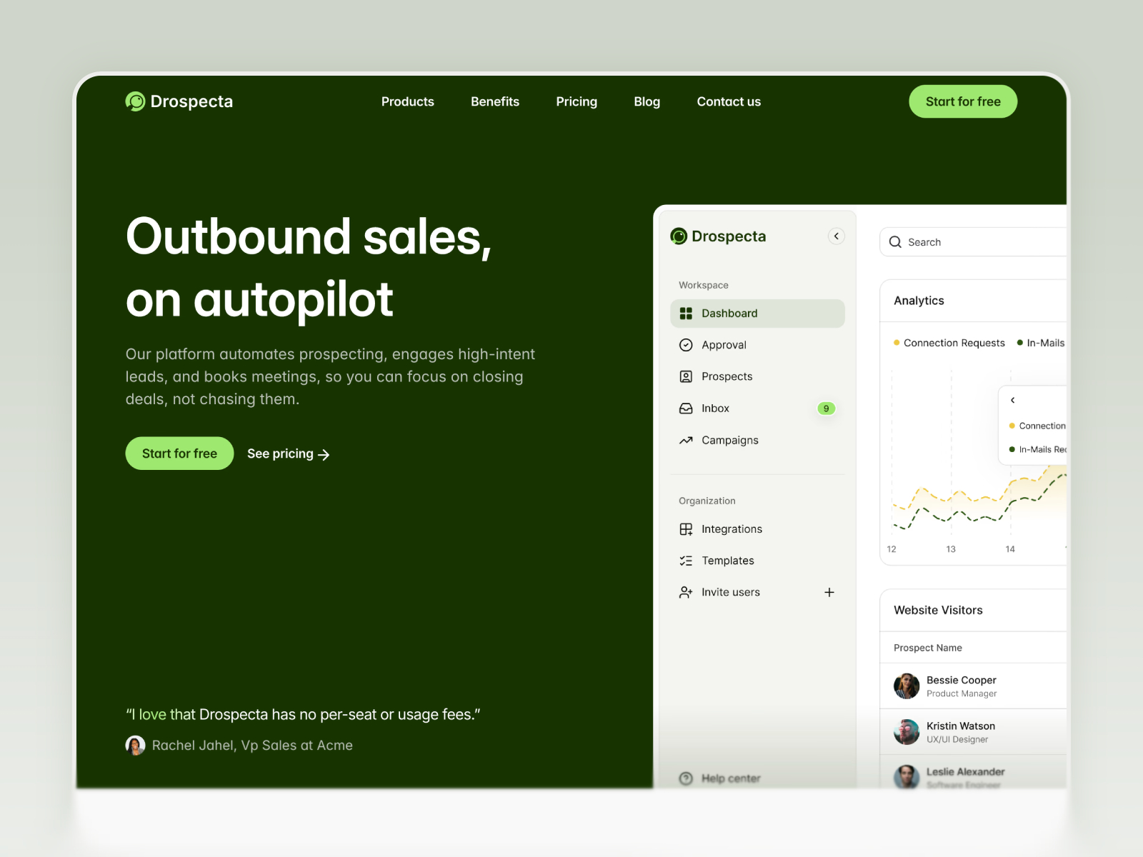 Fano — Free SaaS Website Template by Leonardo Chike — Free SaaS Template for Framer by Leonardo Chike preview