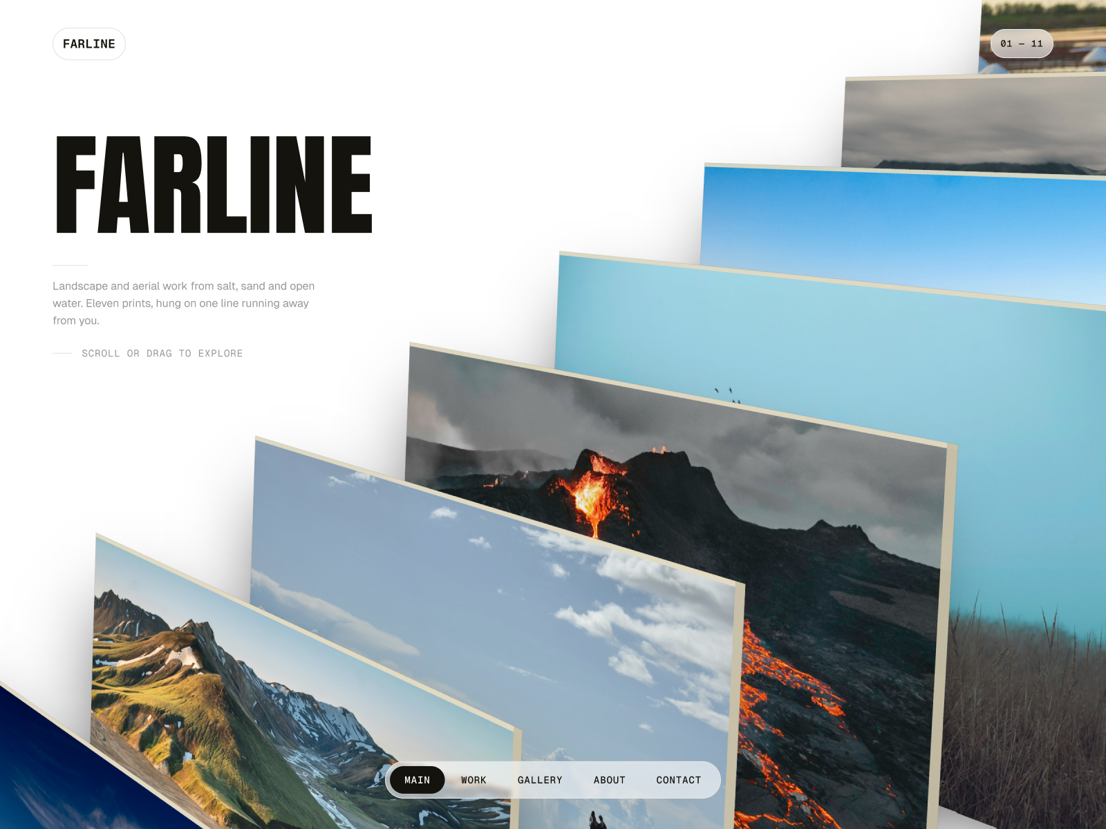 Farline — Free Portfolio Template for Framer preview