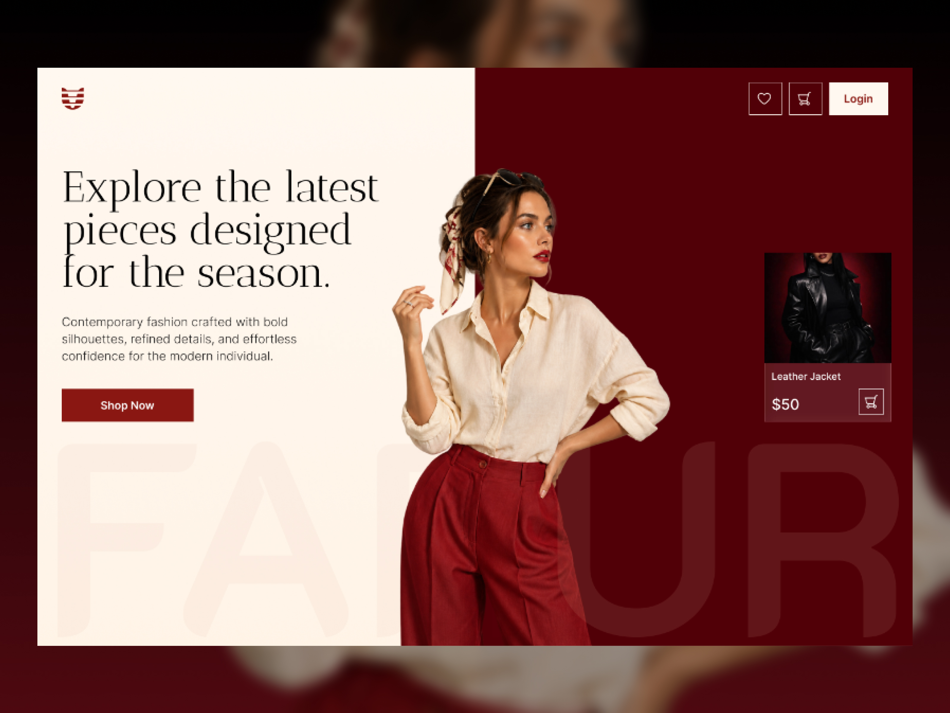 Farur — Free Landing Page Template for Framer preview
