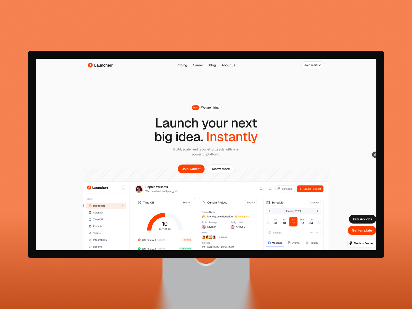 FitLab — Free Health Website Template by Overfold Studio — Free Healthcare Template for Framer by Overfold Studio preview