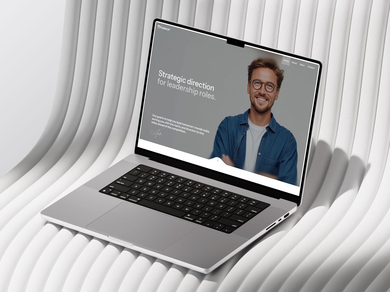 Forerune X — Free Tech Consulting & SaaS Framer Template preview