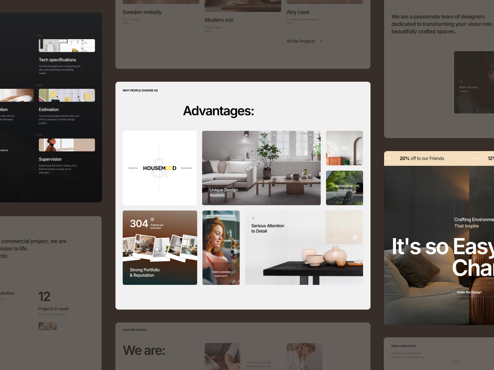 FORMA Interiors: Free Portfolio Website Template by SoloFoundry — Free Architecture Framer Template preview