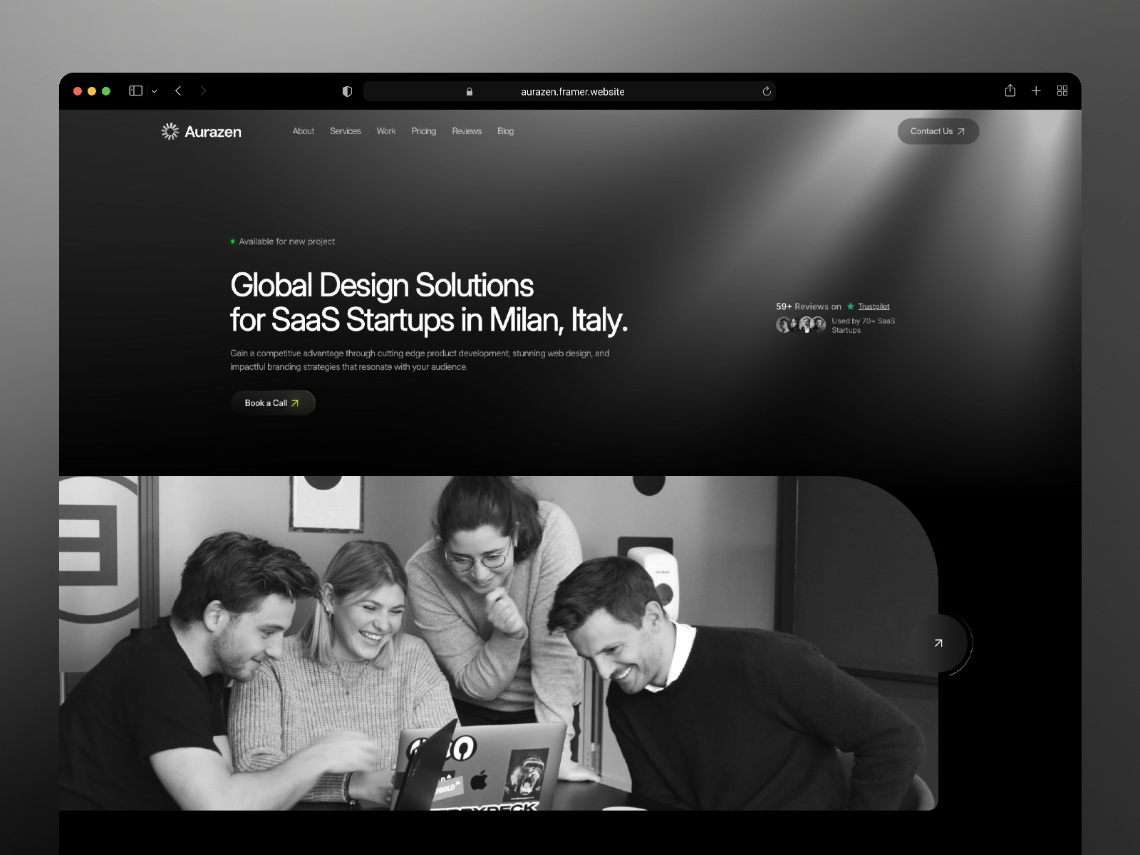 GalaxySphere: Free Agency Website Template by Nyle Levi — Free Agency Framer Template preview