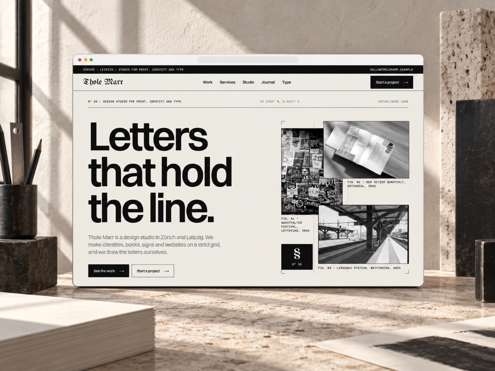 Gridgothic — Free Agency Template for Framer preview
