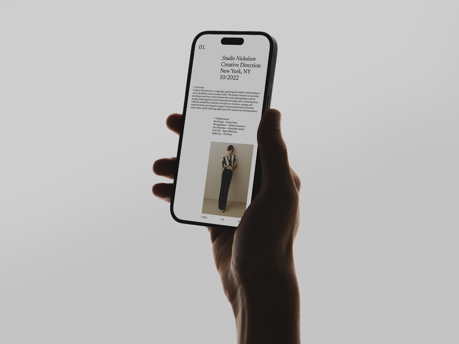 Hatton — Free Designer Portfolio Framer Template preview
