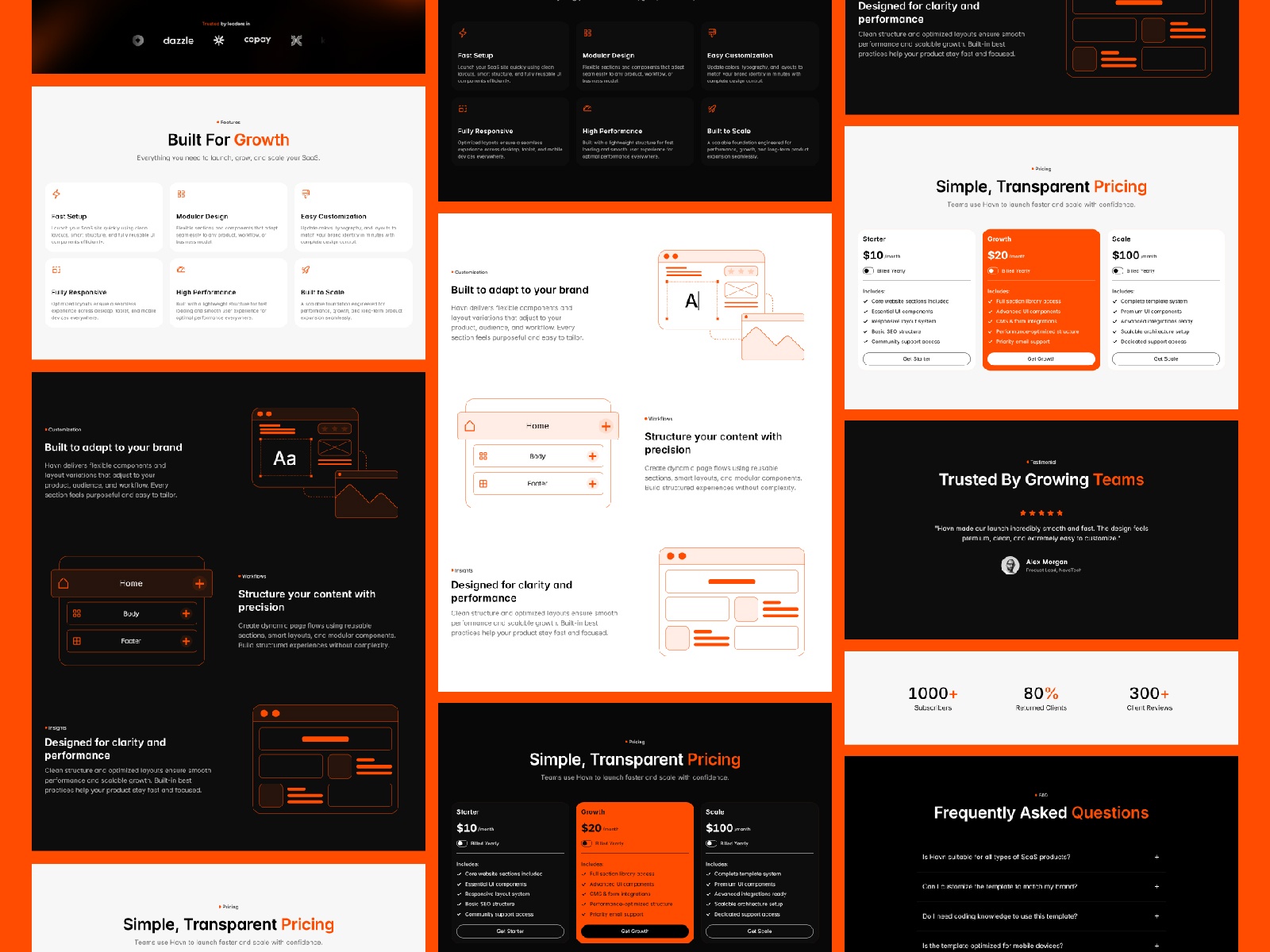 Havn — Free SaaS Framer Template preview