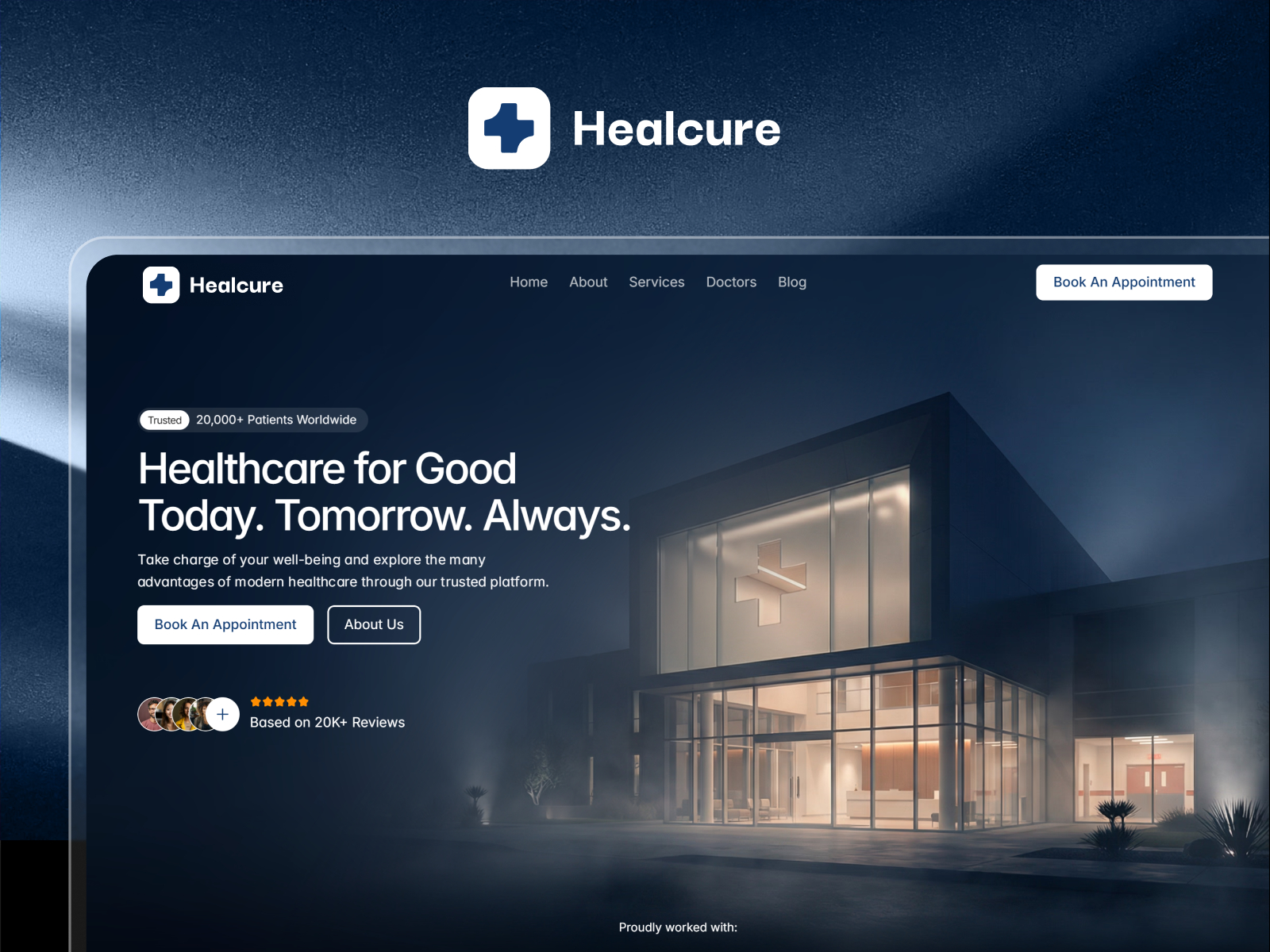 Healcure — Free Healthcare Framer Template preview