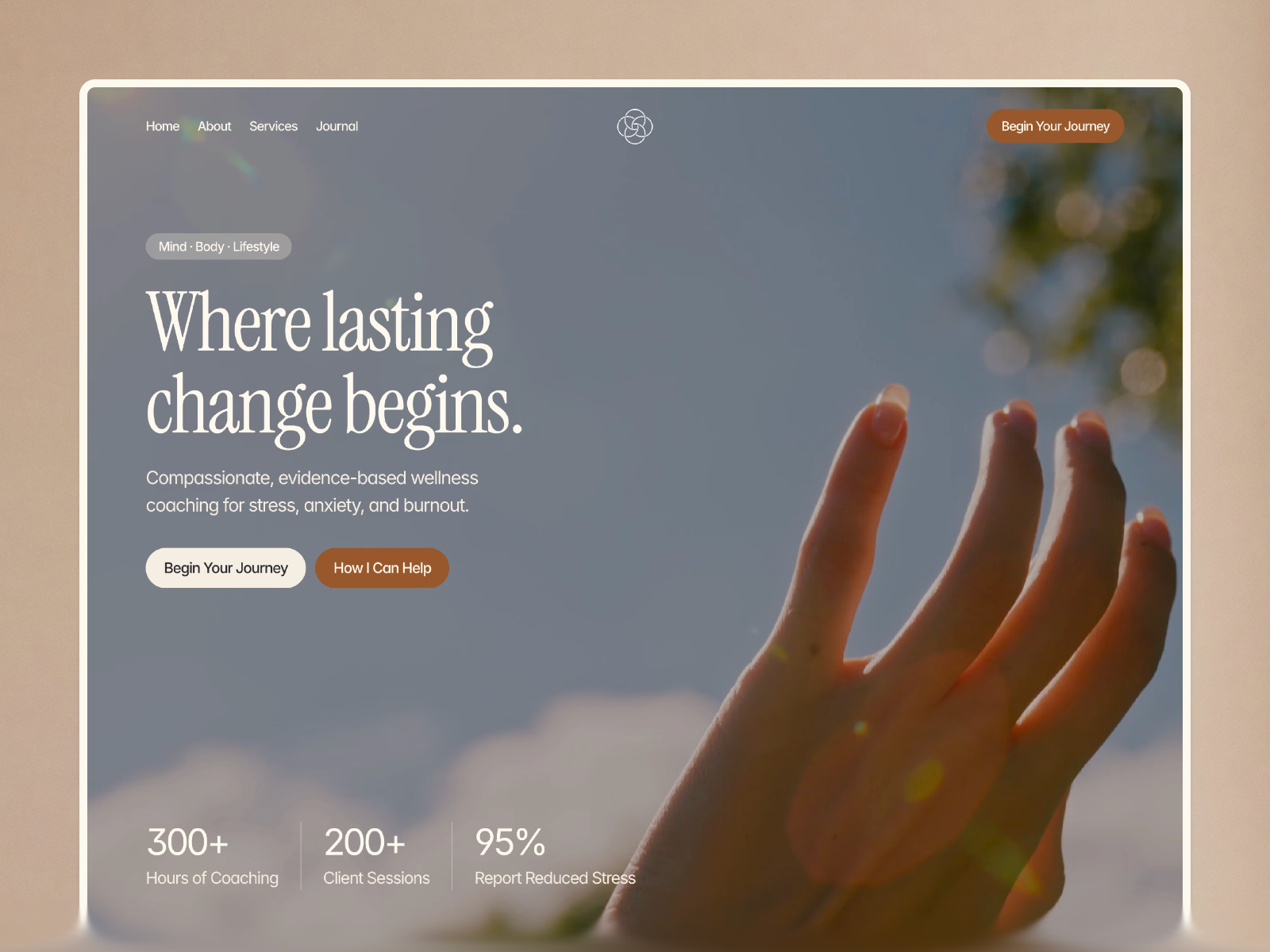Holistic — Free Wellness Coach & Therapist Framer Template preview