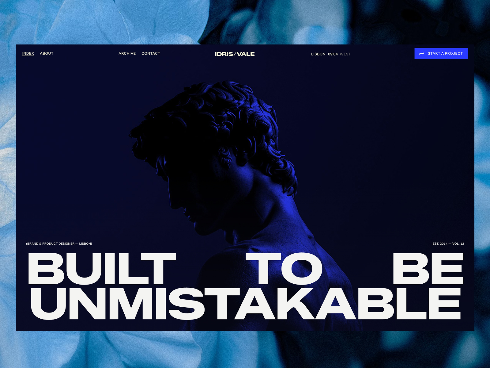 IdrisVale — Free Portfolio Template for Framer preview