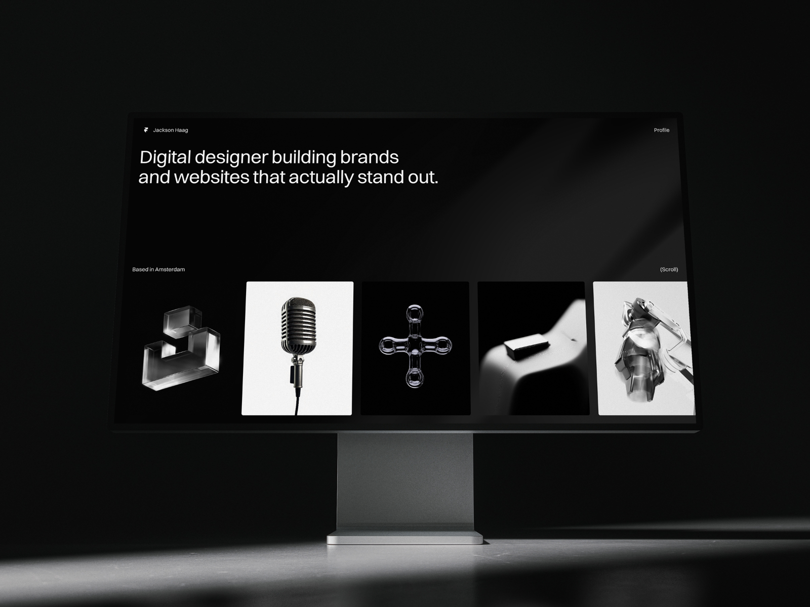 Jackson — Free Portfolio Framer Template preview