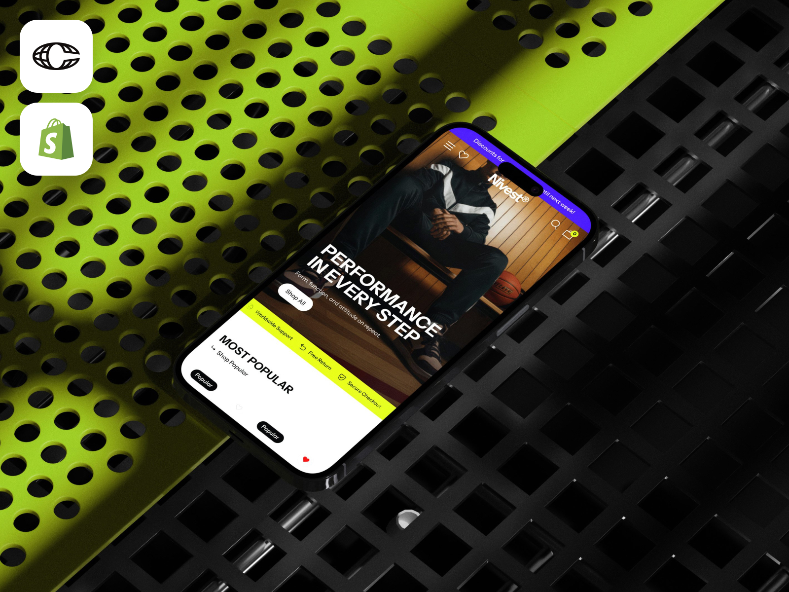 Javriny: Free Ecommerce Website Template by Moayad Ali — Free Ecommerce Framer Template preview