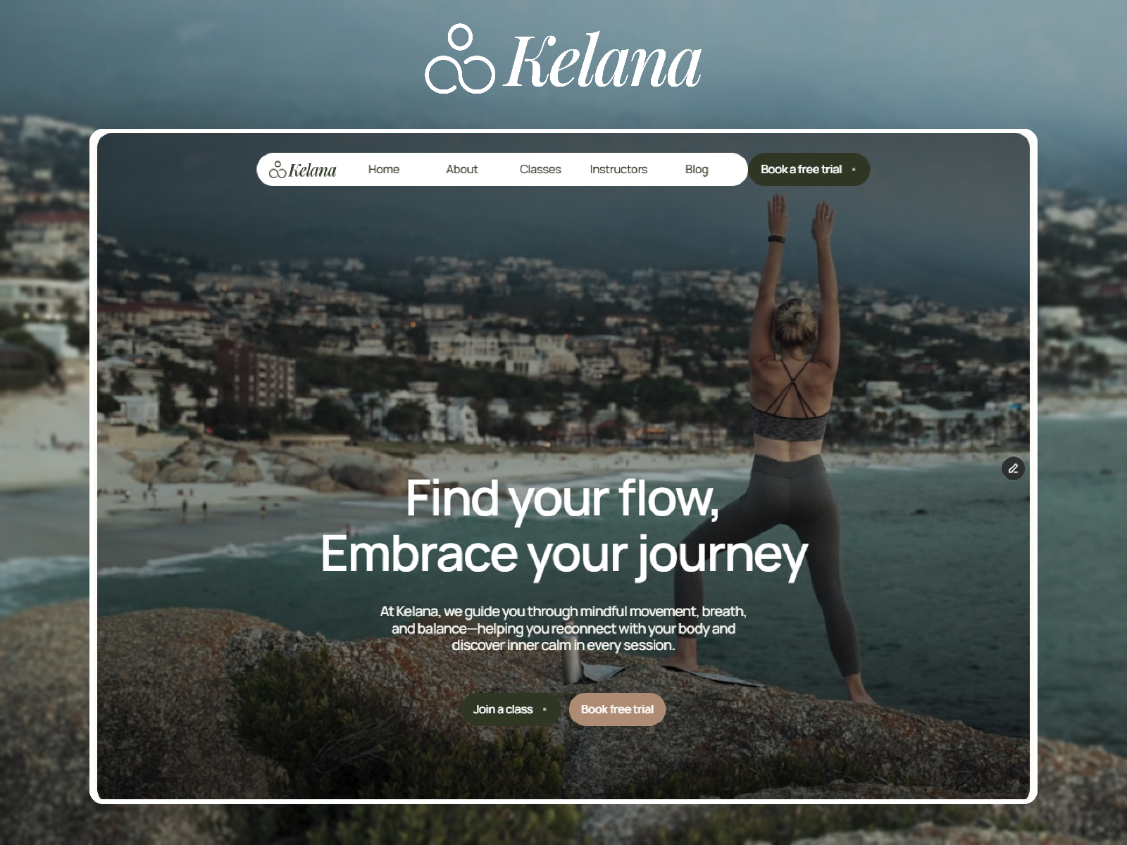 Kelana — Free Education Framer Template preview