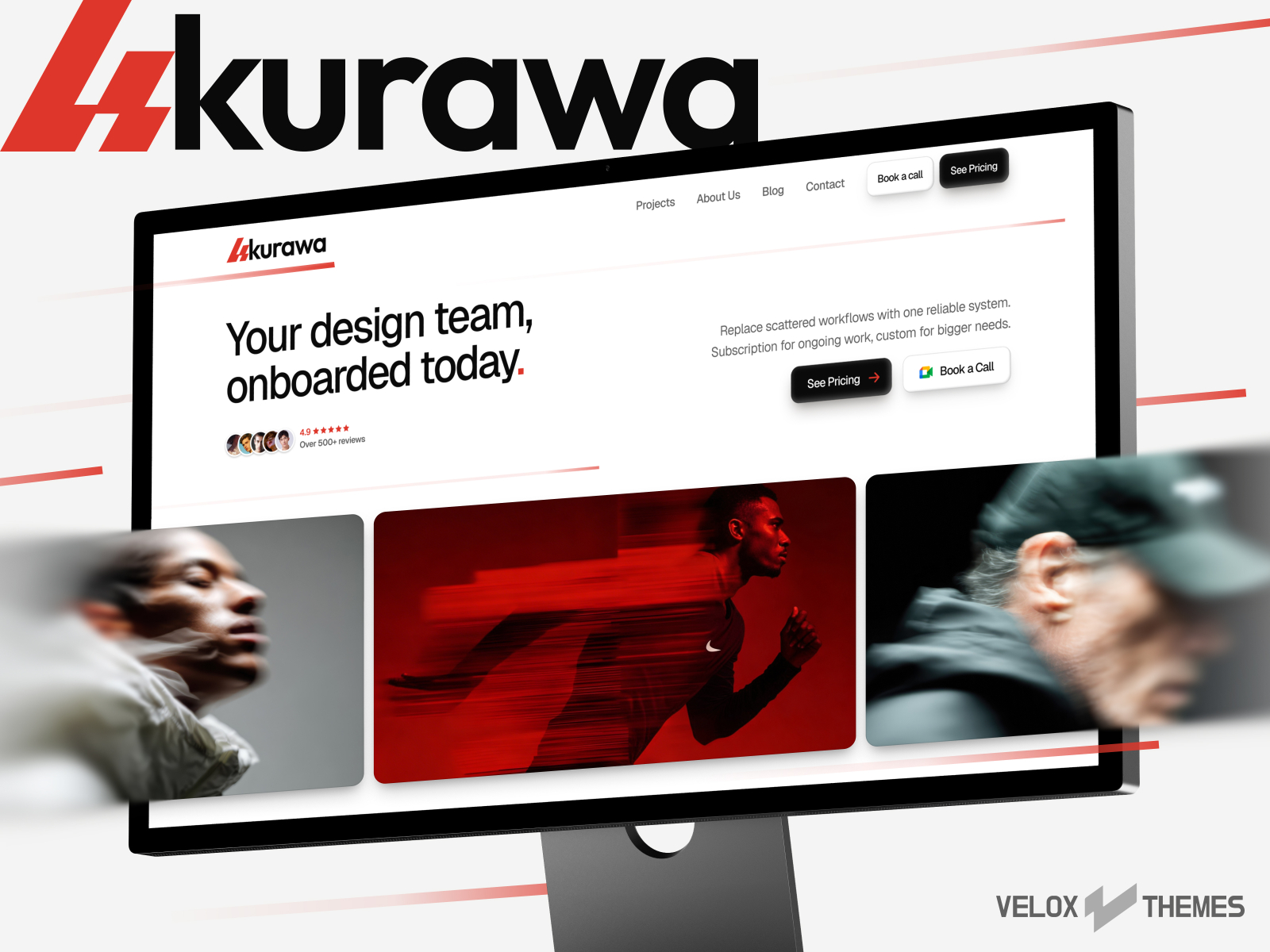 Kurawa — Free Portfolio Framer Template preview