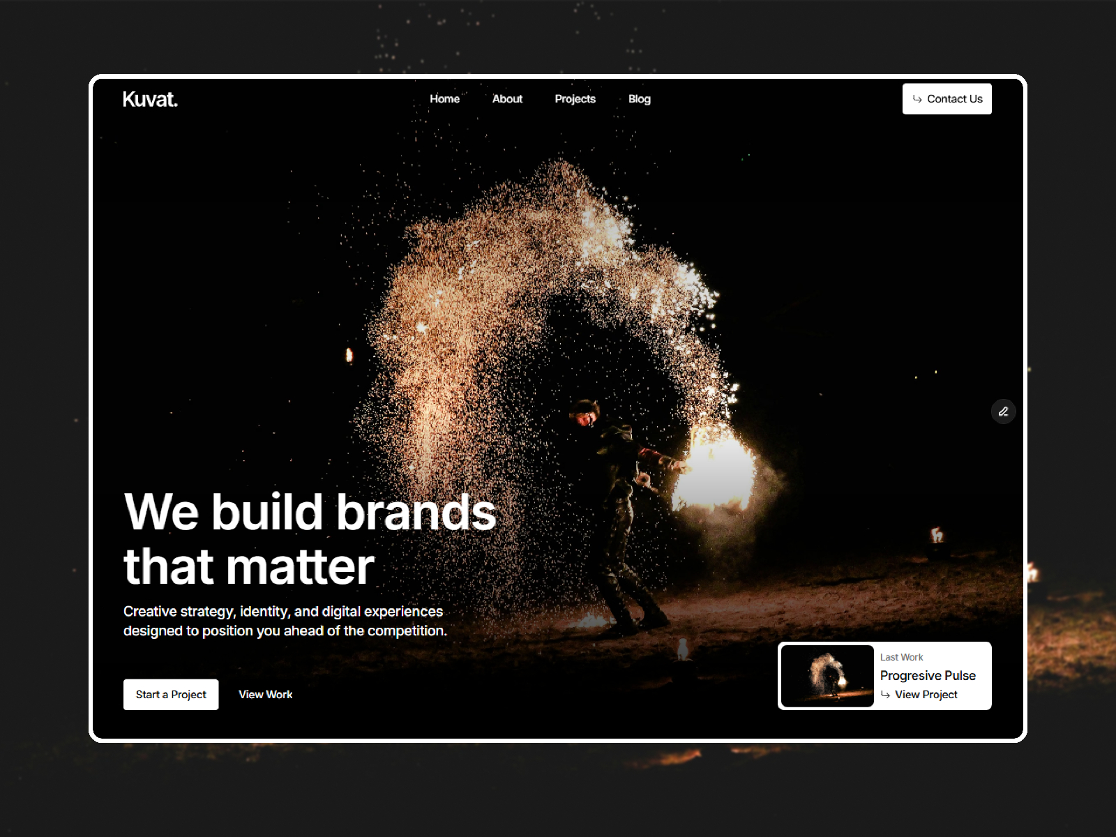 Kuvat — Free Digital Agency Framer Template preview