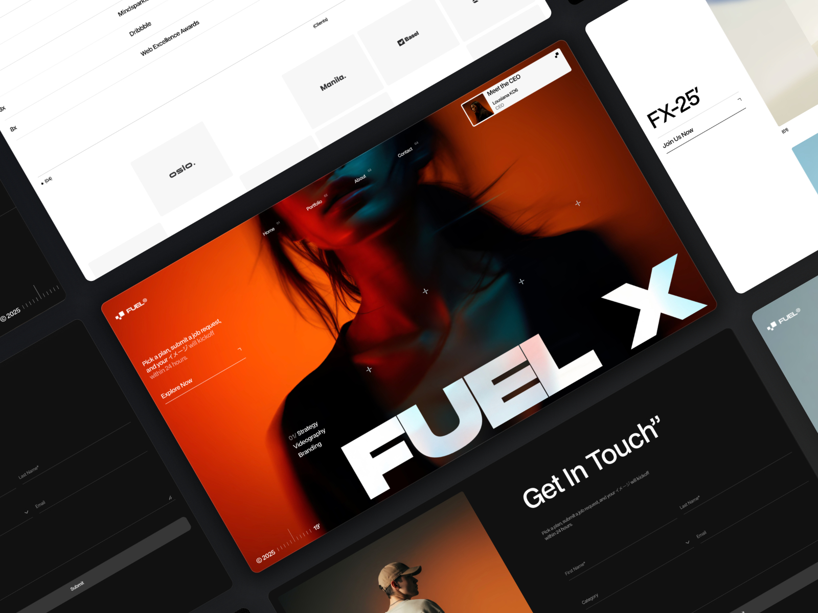 Kyne — Free Portfolio Website Template by Kyne J. — Free Portfolio Template for Framer by Kyne J. preview