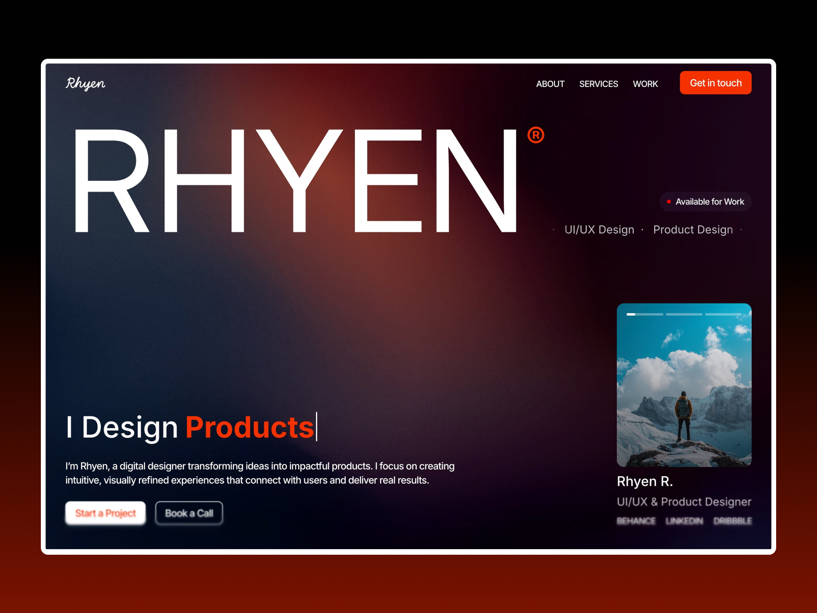 Kynee: Free Portfolio Website Template by Framigo Studio — Free Portfolio Framer Template preview