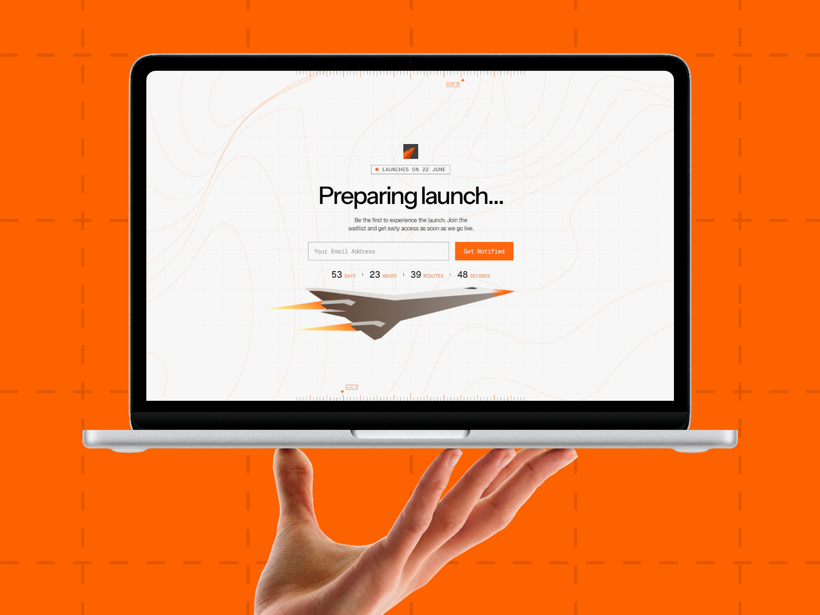 Launching — Free SaaS Framer Template preview