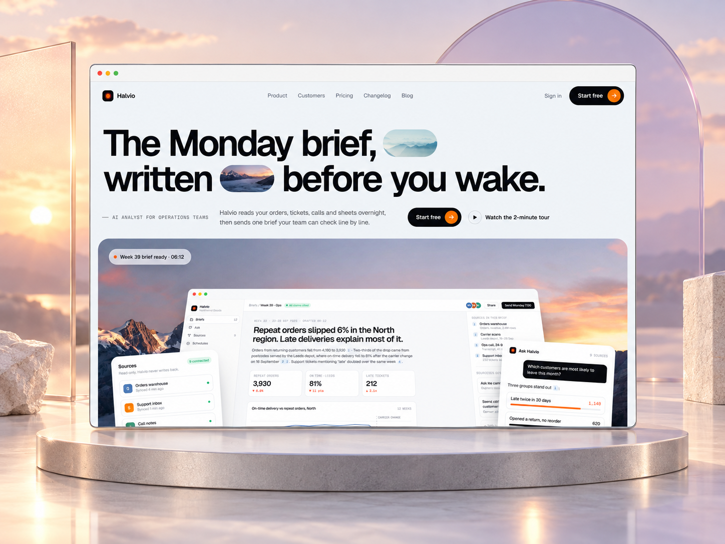 Launchstage — Free SaaS Template for Framer preview