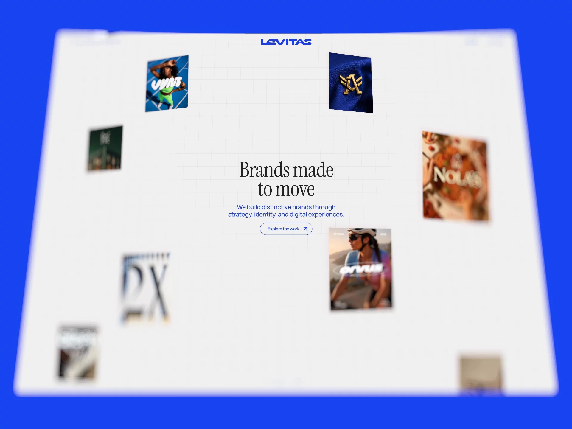 Levitas — Free Portfolio Template for Framer preview