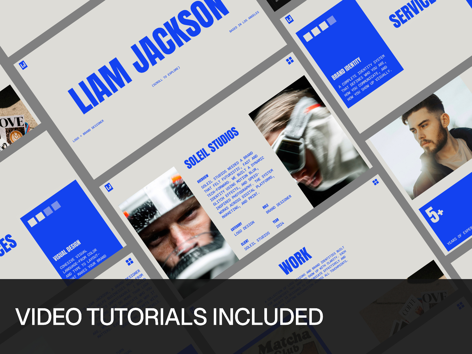 Liam Jackson — Free Portfolio Framer Template preview