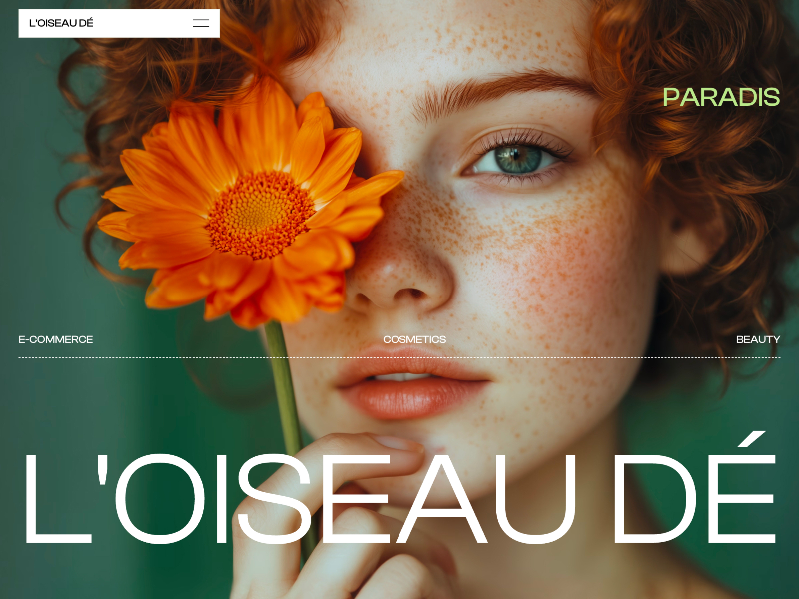 L'Oiseau Dé — Free Beauty & Skincare Shop Framer Template preview