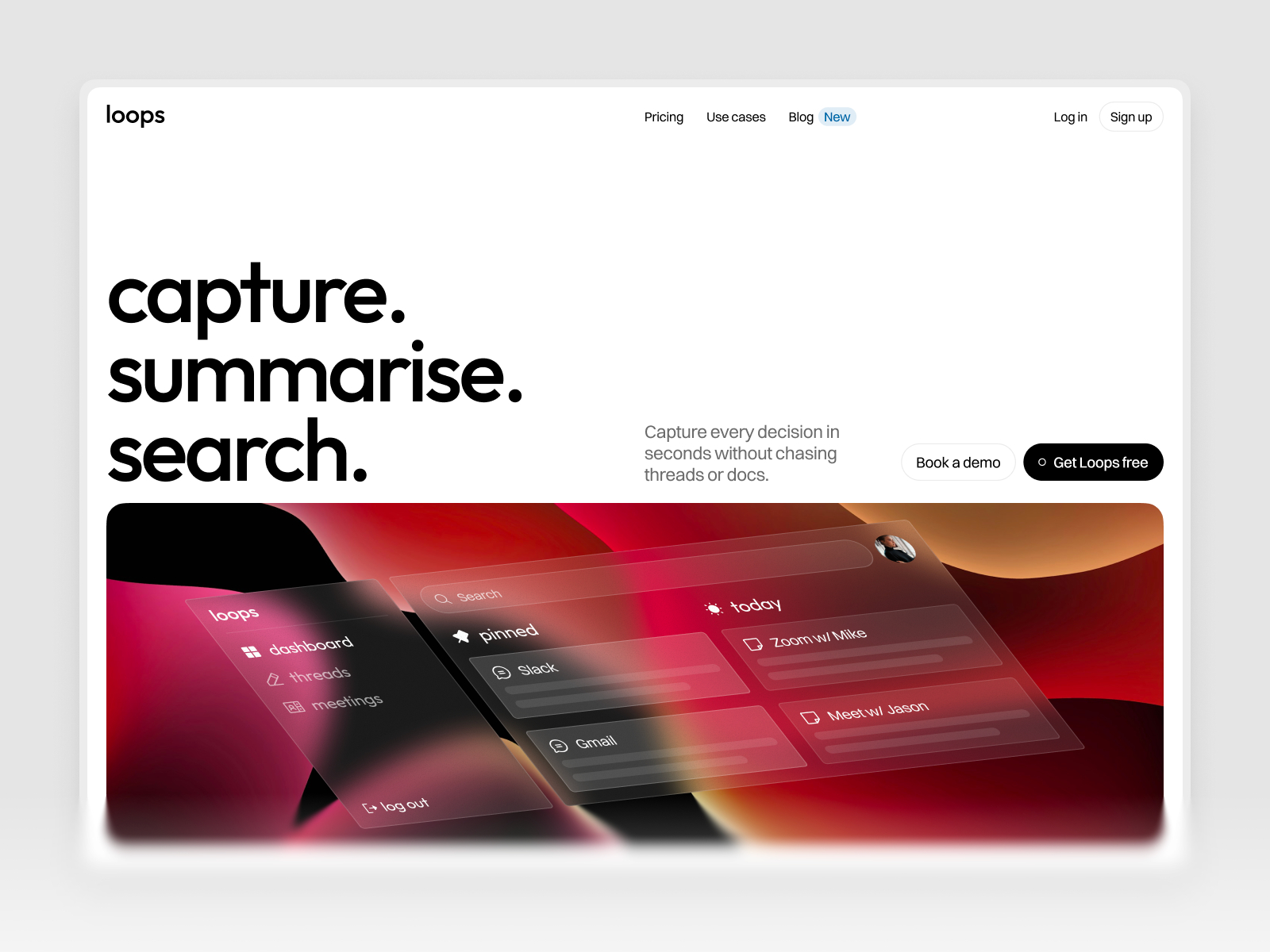 Loops — Free SaaS Framer Template preview