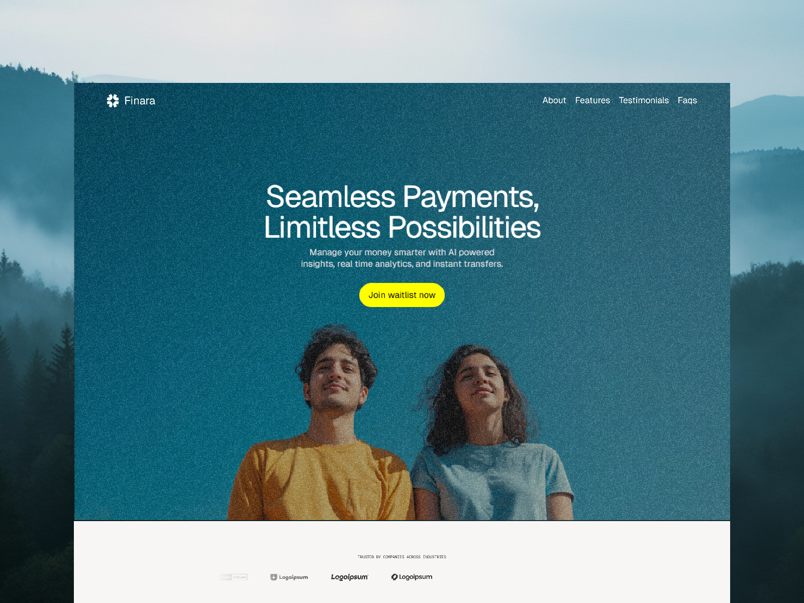 Lumen Waitlist — Free AI Website Template by Anahita Salali — Free SaaS Template for Framer by Anahita Salali preview