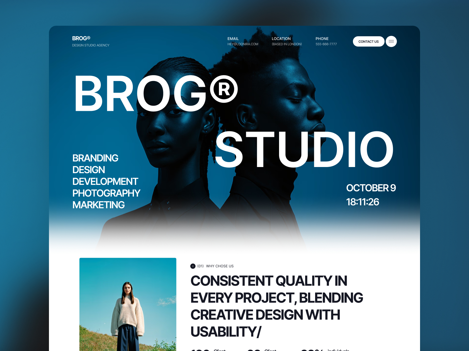 Marvis® — Free Portfolio Website Template by Alireza Sinaei — Free Portfolio Template for Framer by Alireza Sinaei preview