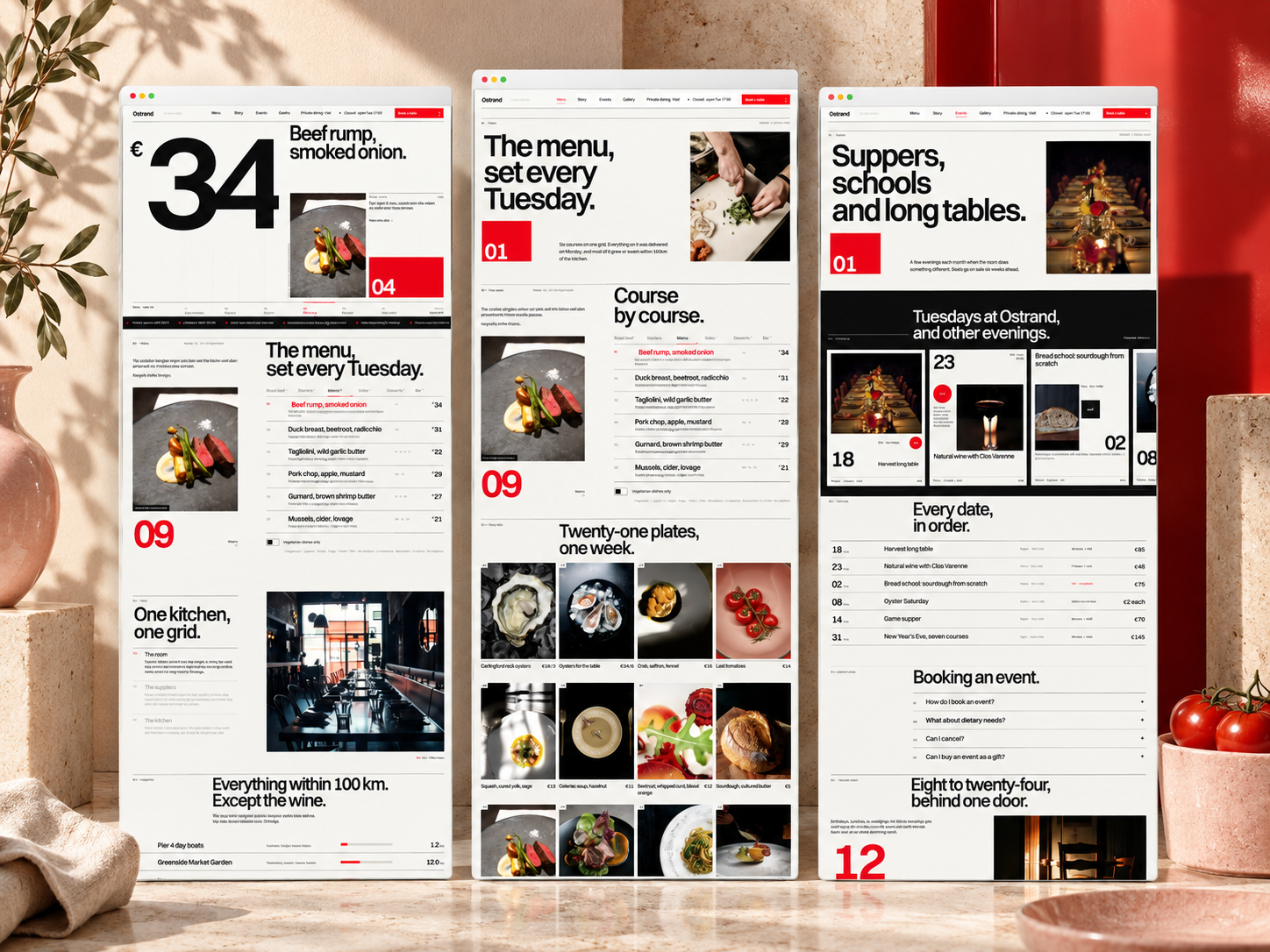 Menuposter — Free Restaurant Template for Framer preview