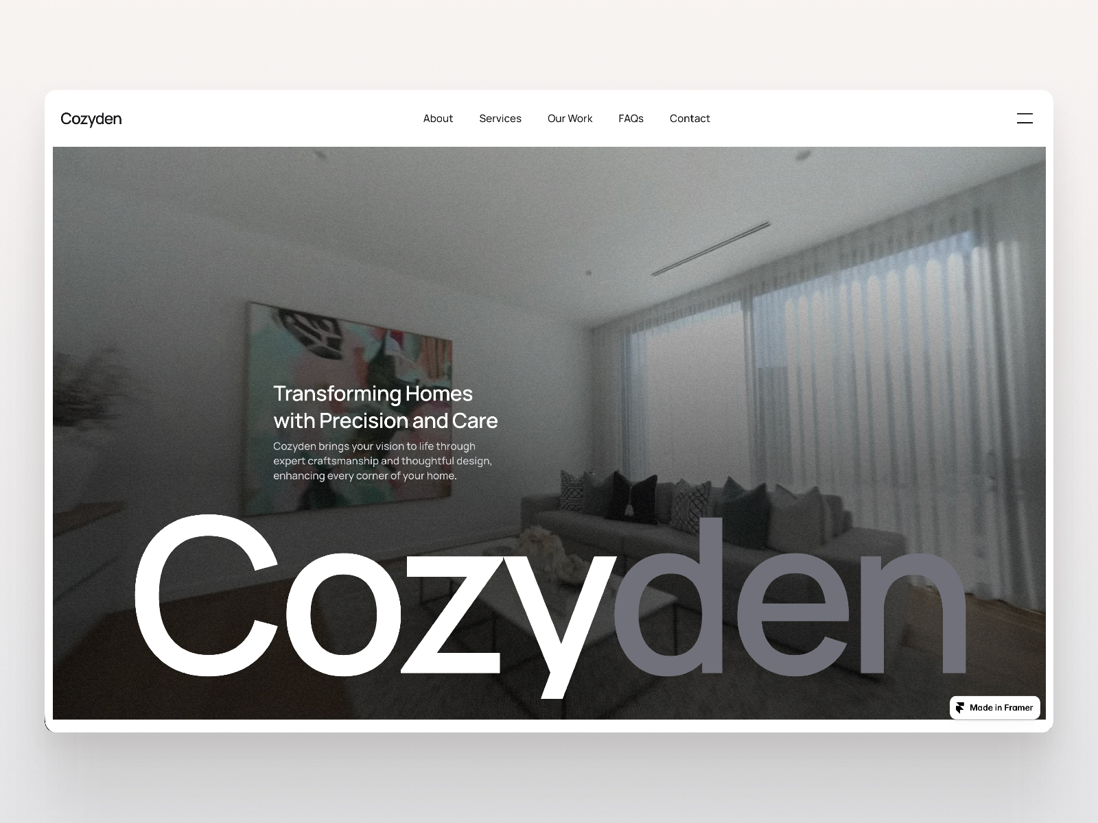 Merced — Free Blog Website Template by Mr. Cosmos — Free Real Estate Template for Framer by Mr. Cosmos preview
