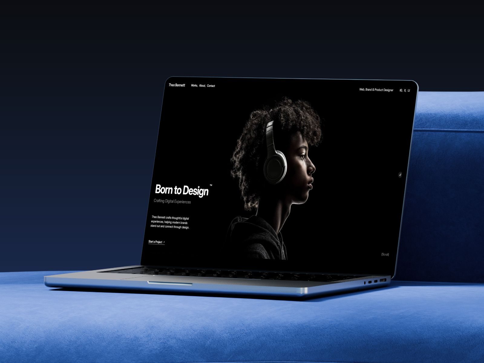 Miles Arden — Free Portfolio Website Template by Emre Gocen — Free Portfolio Template for Framer by Emre Gocen preview