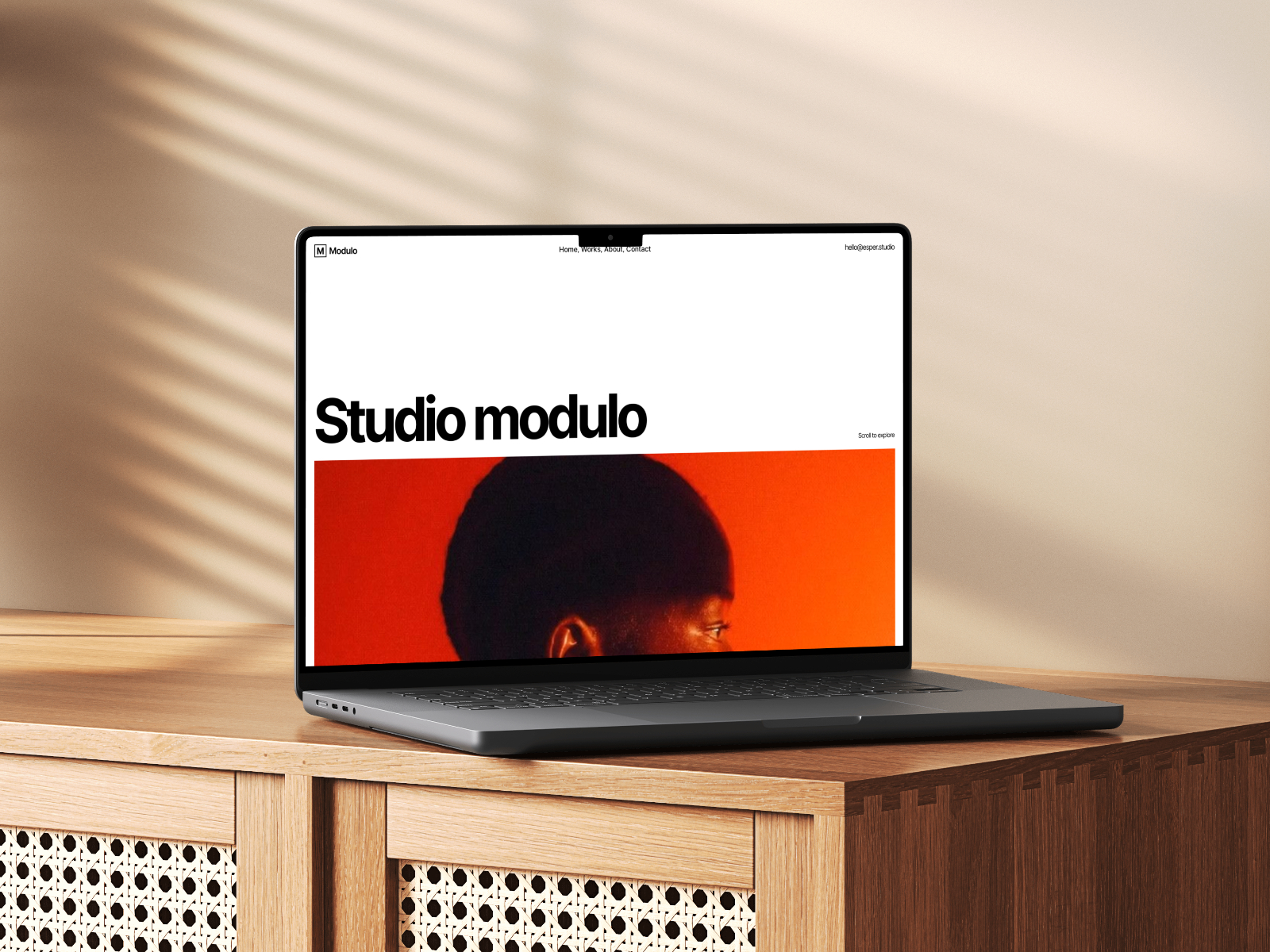Modullo — Free Portfolio Framer Template preview