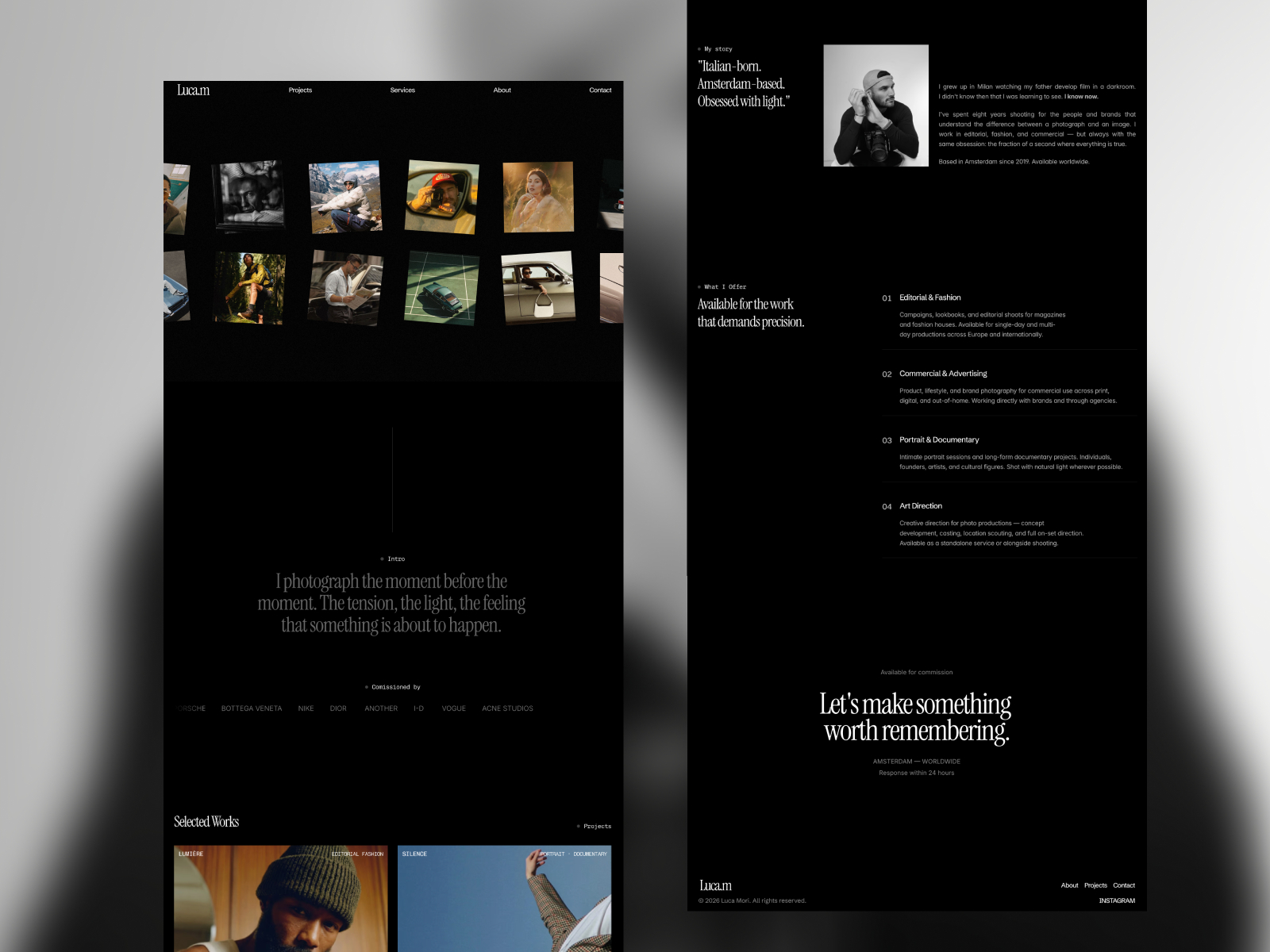 Monirul Wilder: Free Photography Website Template by Jehad Uddin — Free Portfolio Framer Template preview