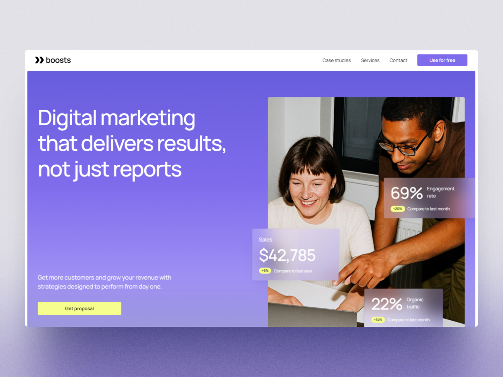 Monoshift — Free Portfolio Website Template by Divya Darpan — Free SaaS Template for Framer by Divya Darpan preview