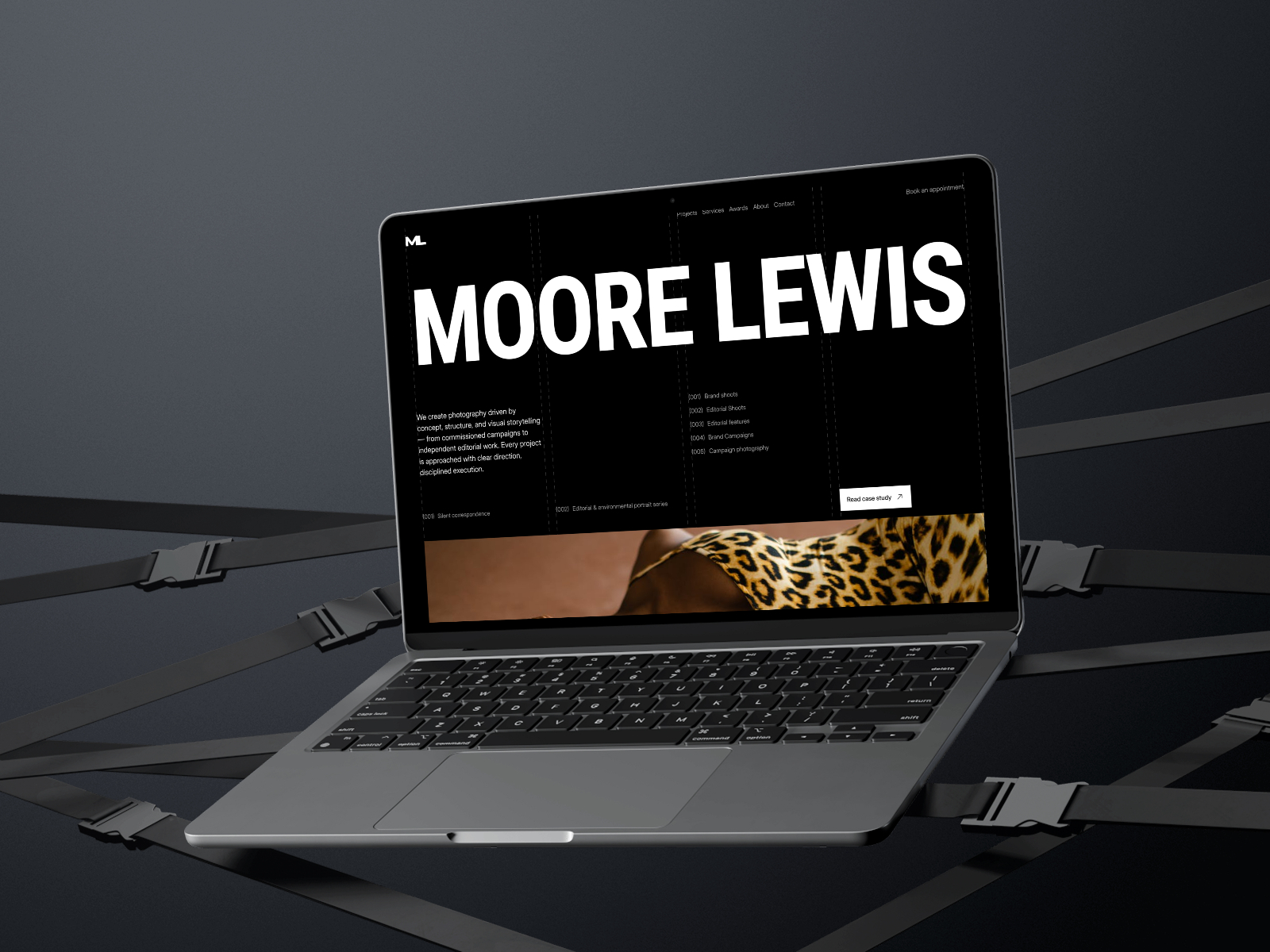 Moore Lewis — Free Photography Portfolio Framer Template preview
