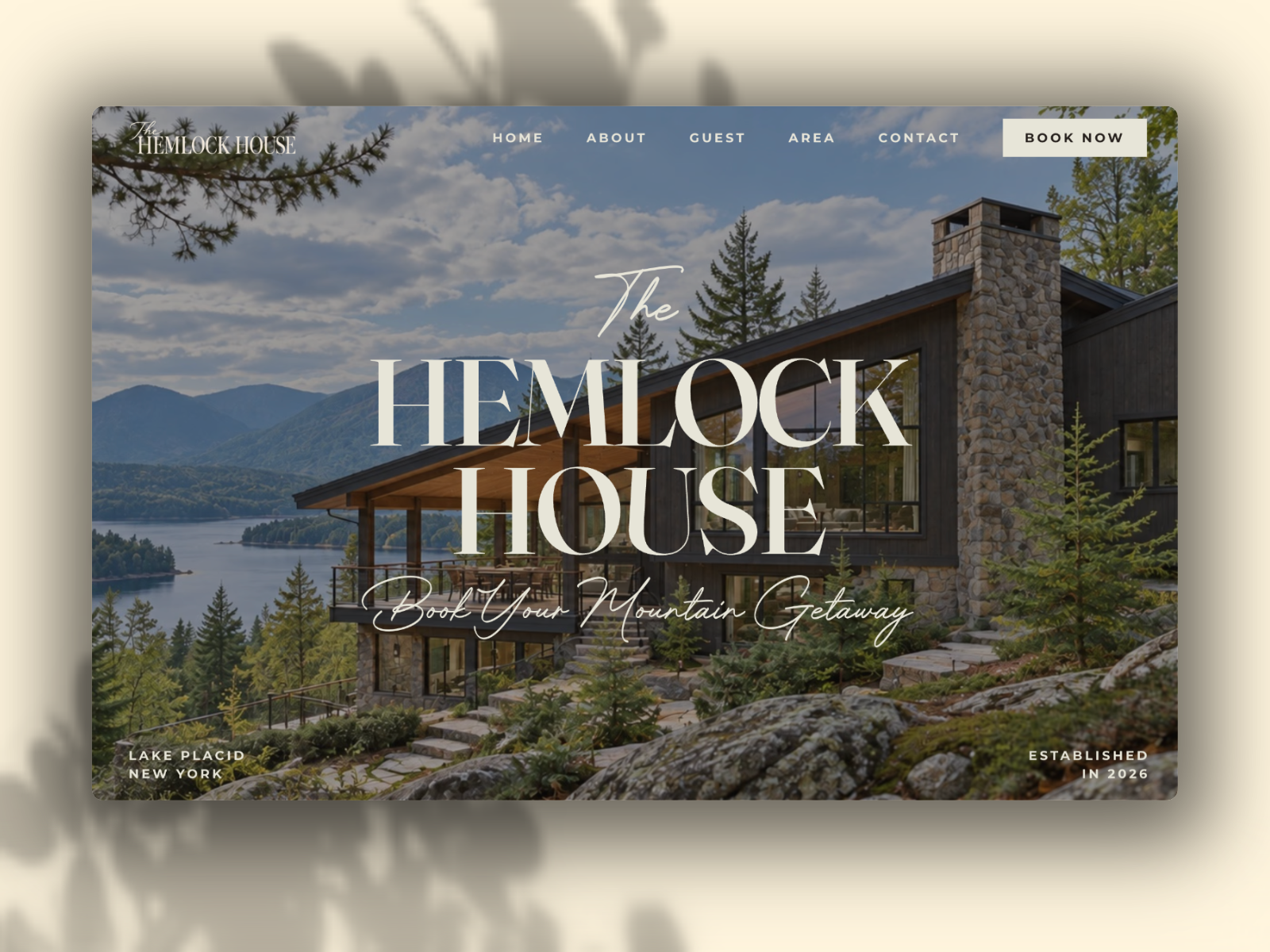MTN Rental House — Free Travel Template for Framer preview