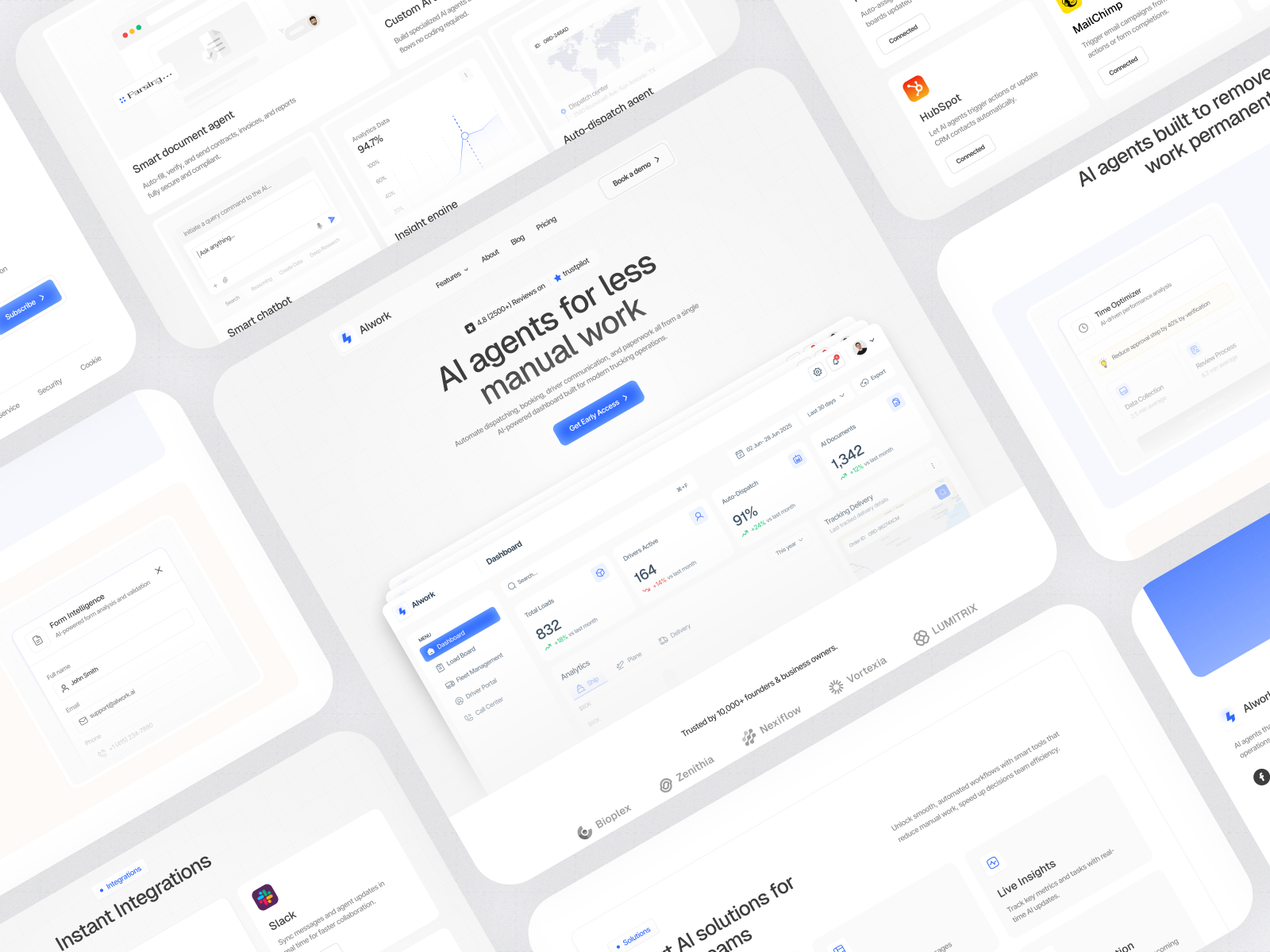 N3xus — Free Agency Website Template by Wahaj Khan — Free SaaS Template for Framer by Wahaj Khan preview