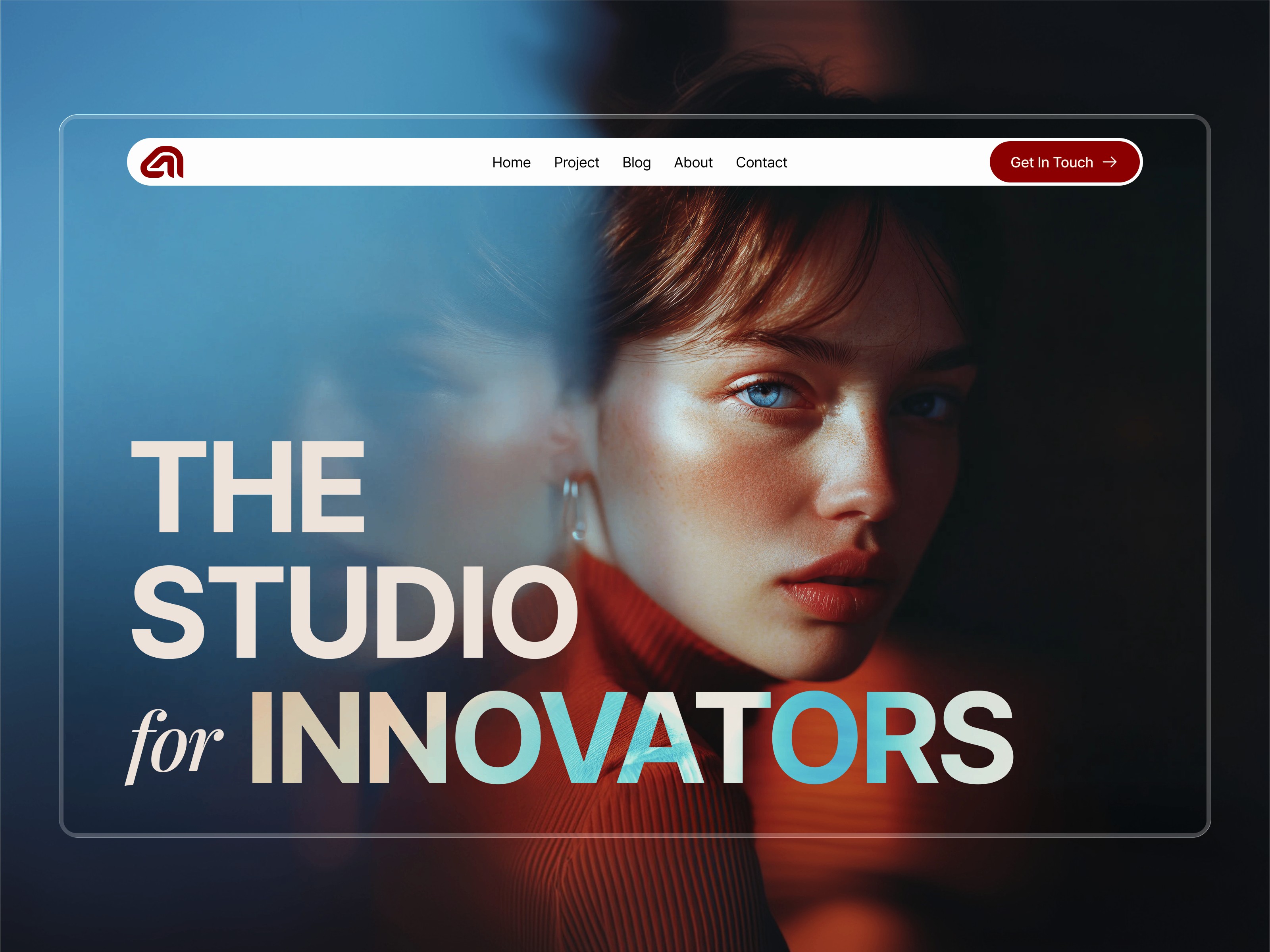 Nexavora: Free Portfolio Website Template by Fivro Studio — Free Portfolio Framer Template preview